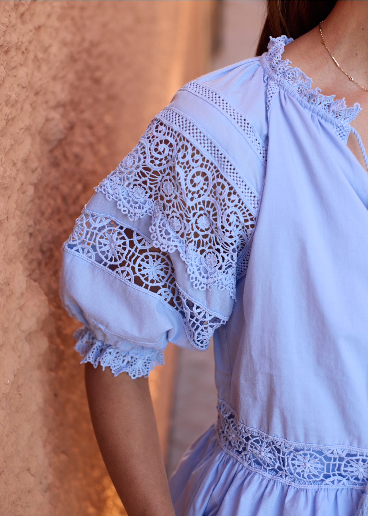 LOTUS TOP - SKY BLUE