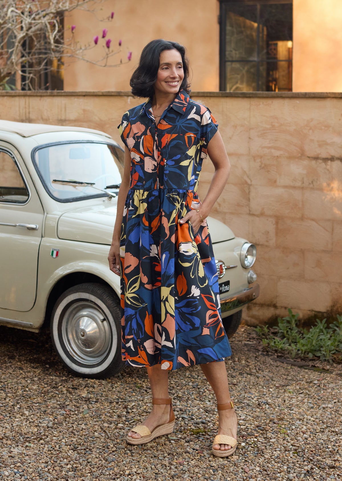 HARPER SHIRTDRESS - MAISIE PRINT