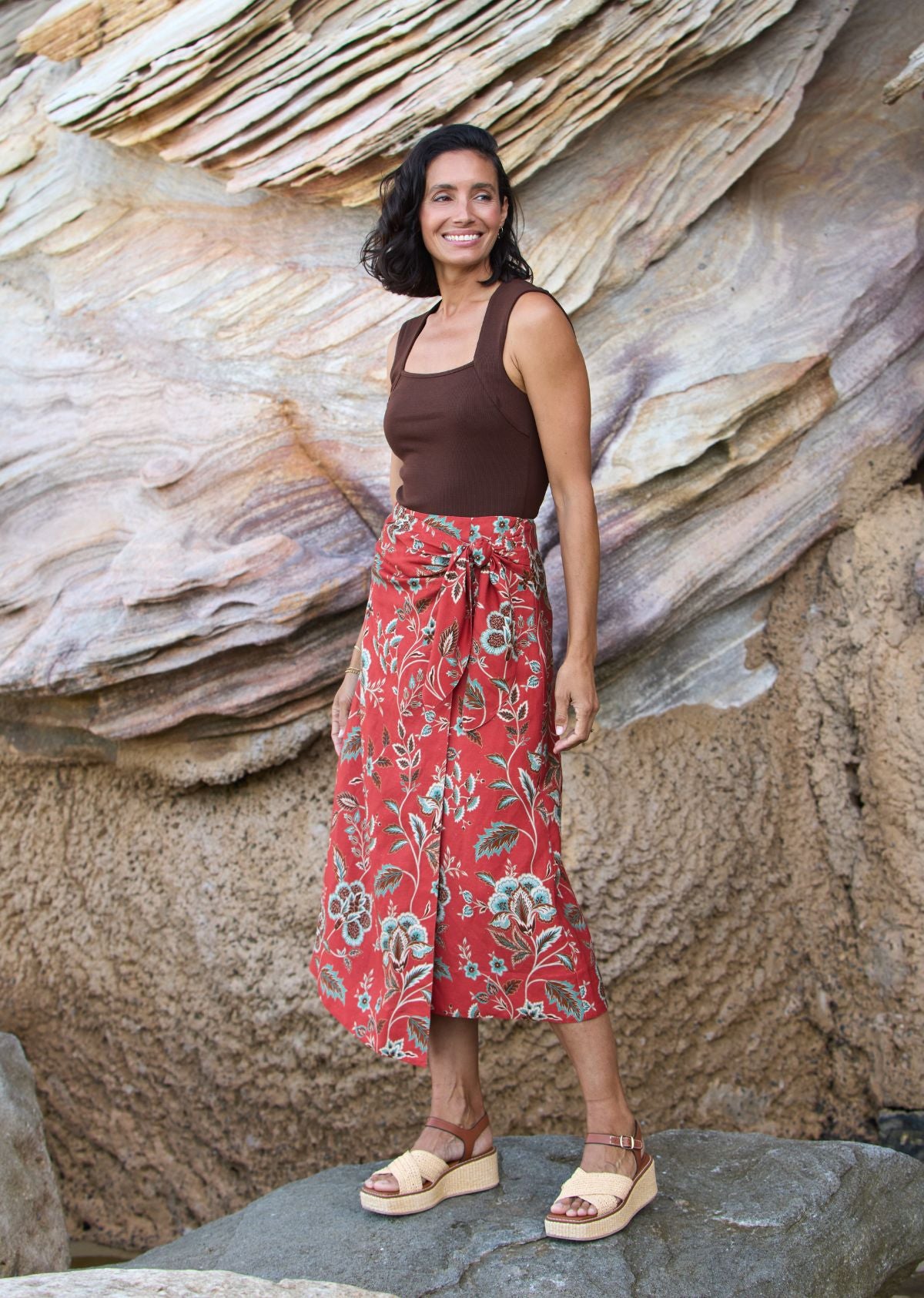 LEYLA SKIRT - POSEY PRINT