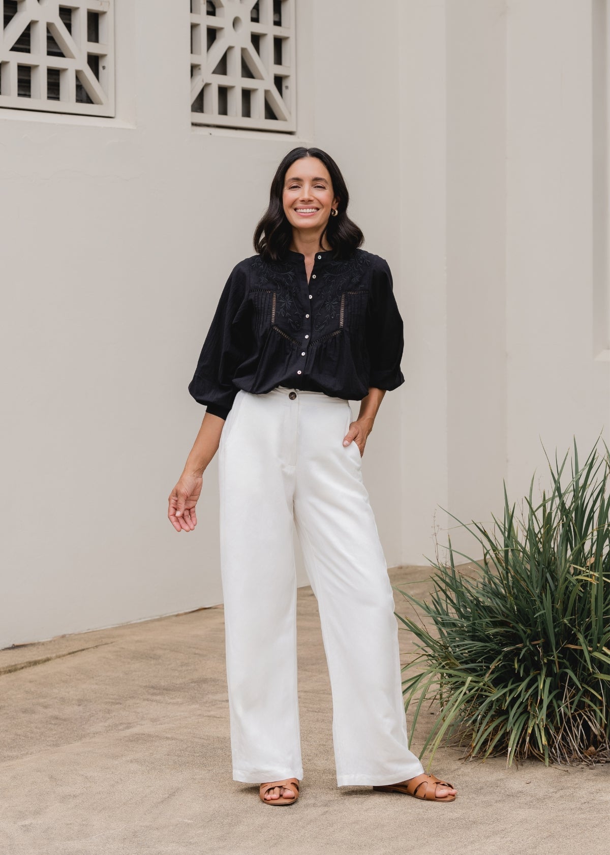 ESTELLA PANT - IVORY