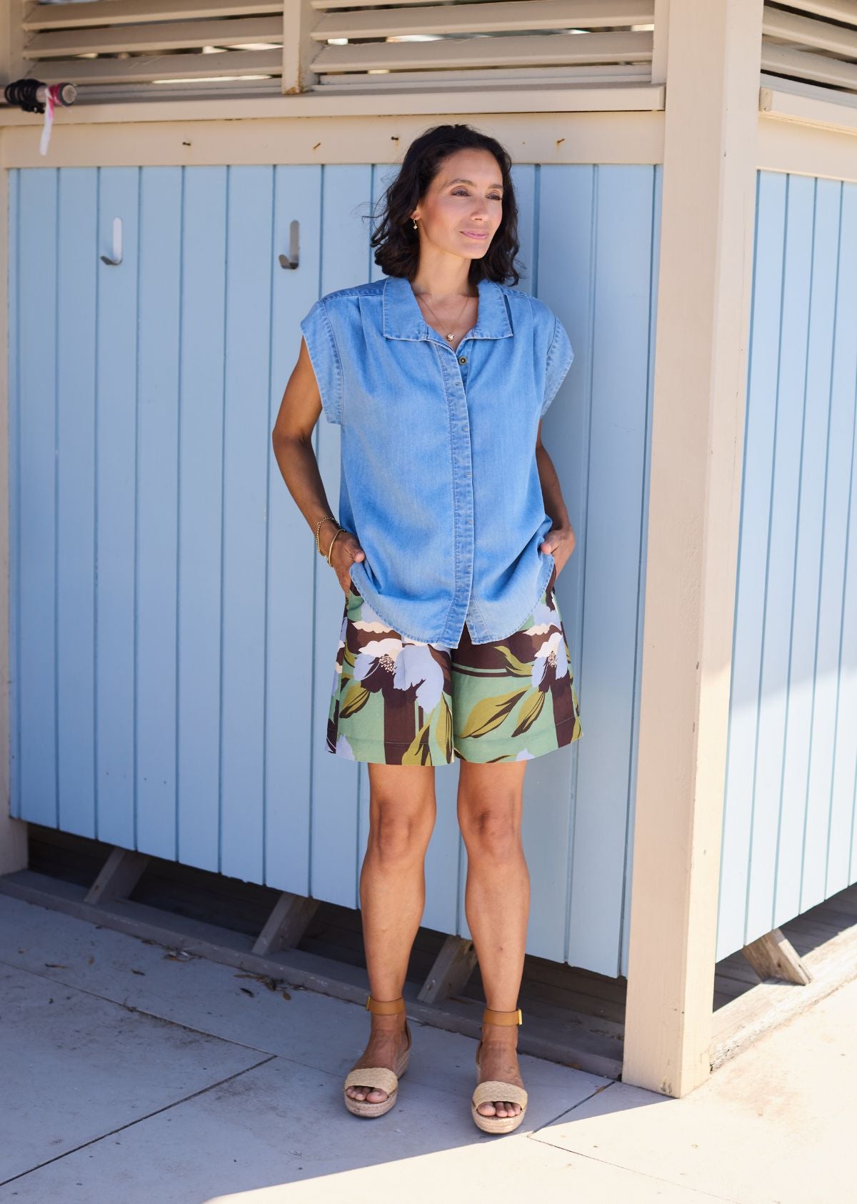 ANNIE LIGHT DENIM SHIRT
