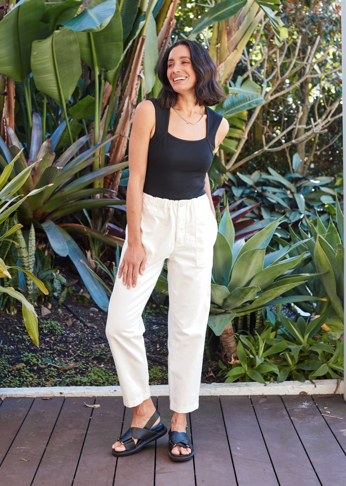 BROOKLYN PANT - WHITE