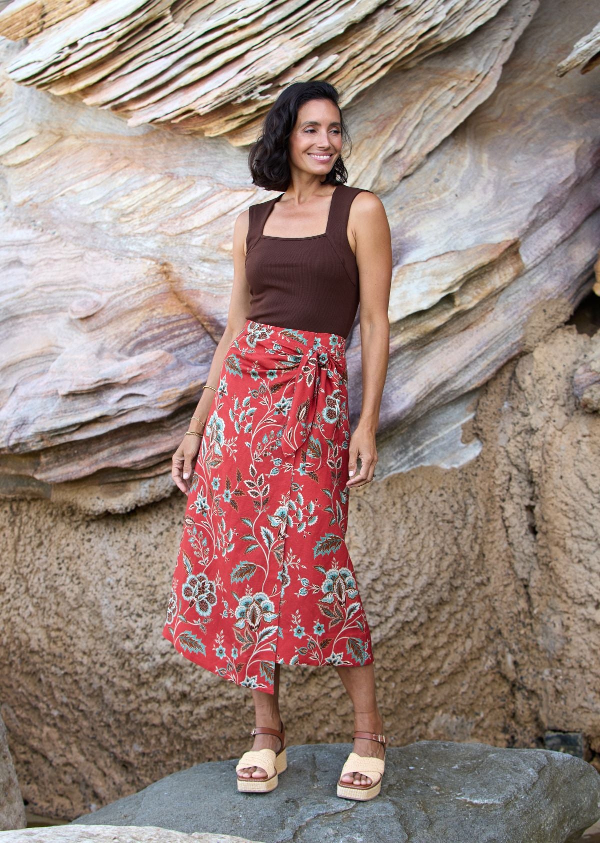 LEYLA SKIRT - POSEY PRINT