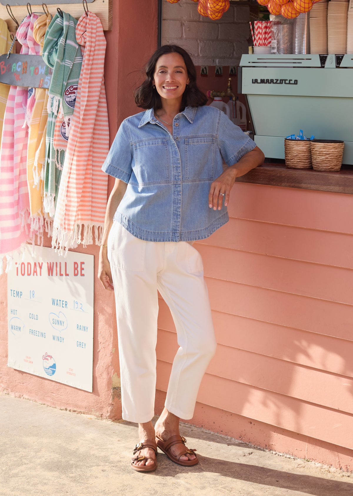 SADIE DENIM SHIRT - LIGHT BLUE