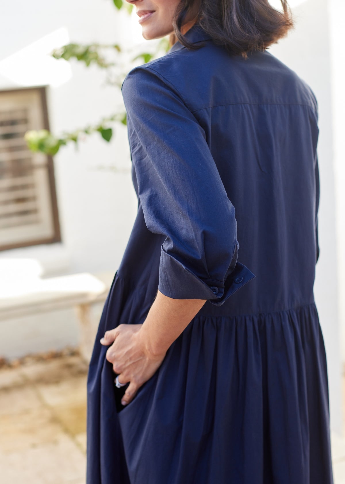 SUSIE SHIRTDRESS - FRENCH NAVY - PETITE