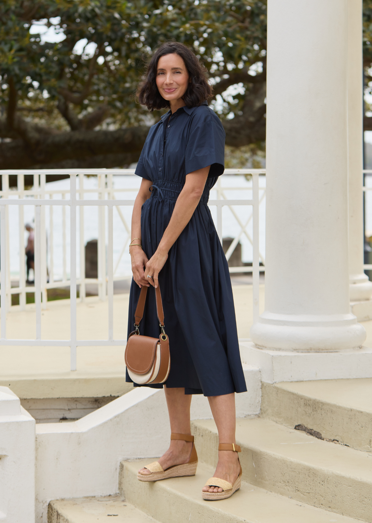 MINETTE SHIRTDRESS - FRENCH NAVY