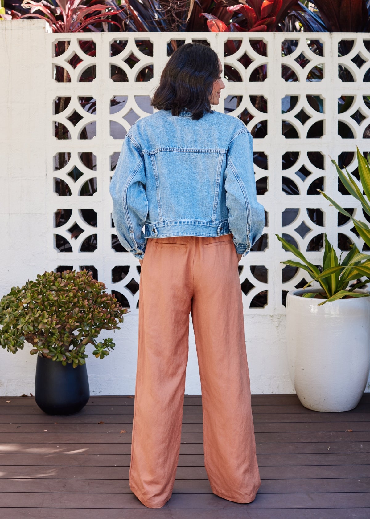 CHARLIE CROP DENIM JACKET