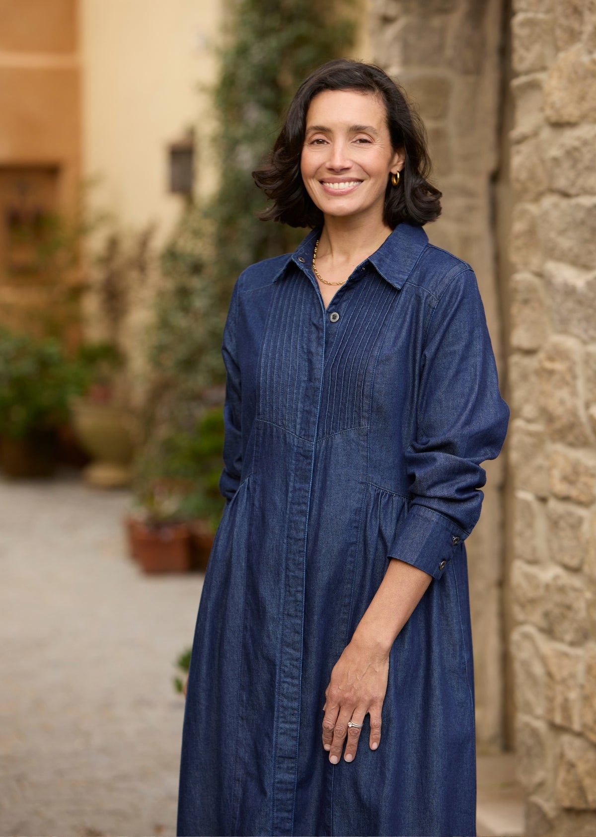 SUSIE DENIM SHIRTDRESS