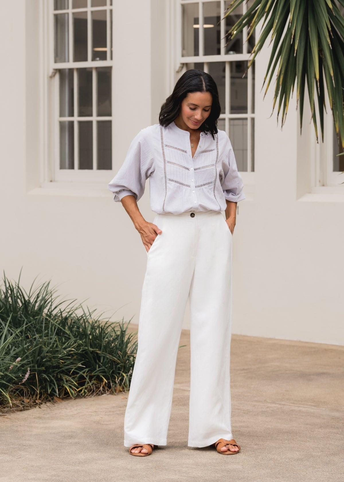 ESTELLA PANT - IVORY
