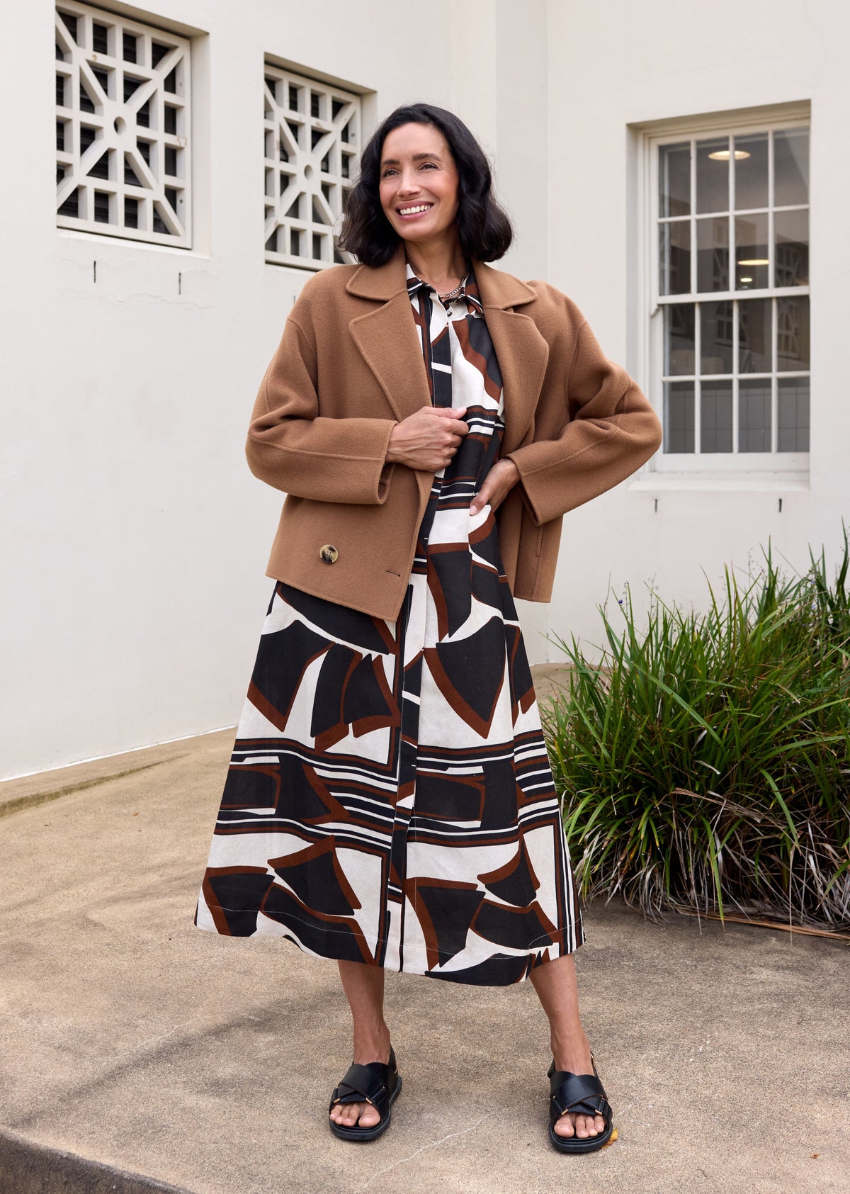 WINSLOW CROP JACKET - CAMEL