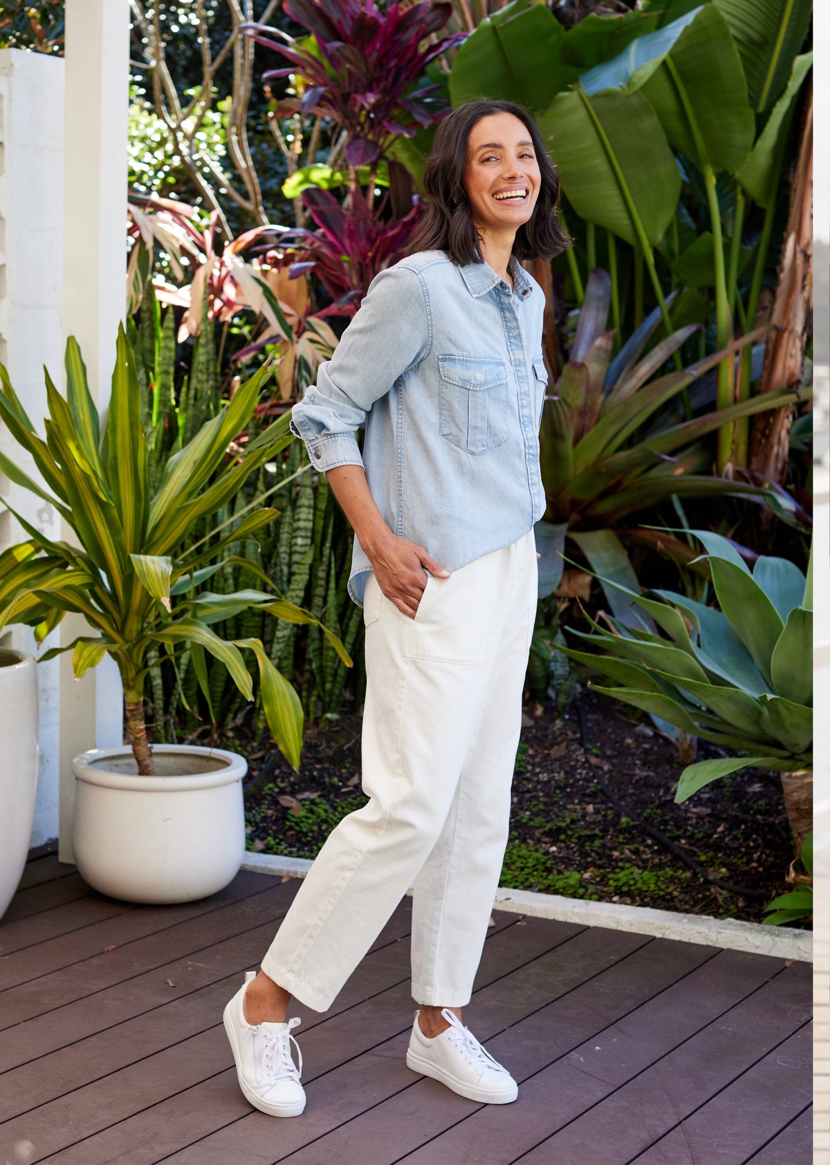 BROOKLYN PANT - WHITE