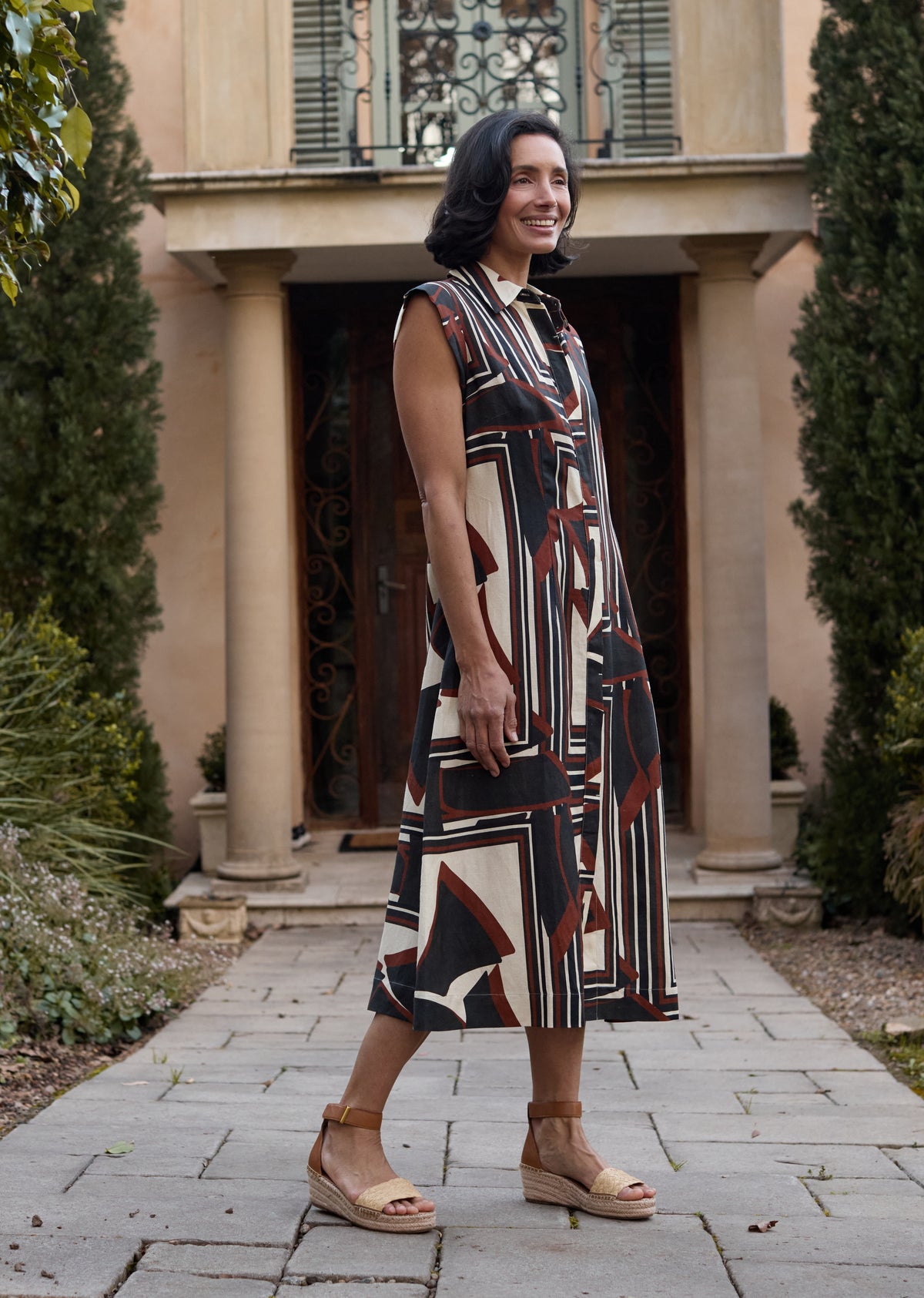 SAVANNAH SHIRTDRESS - INES PRINT