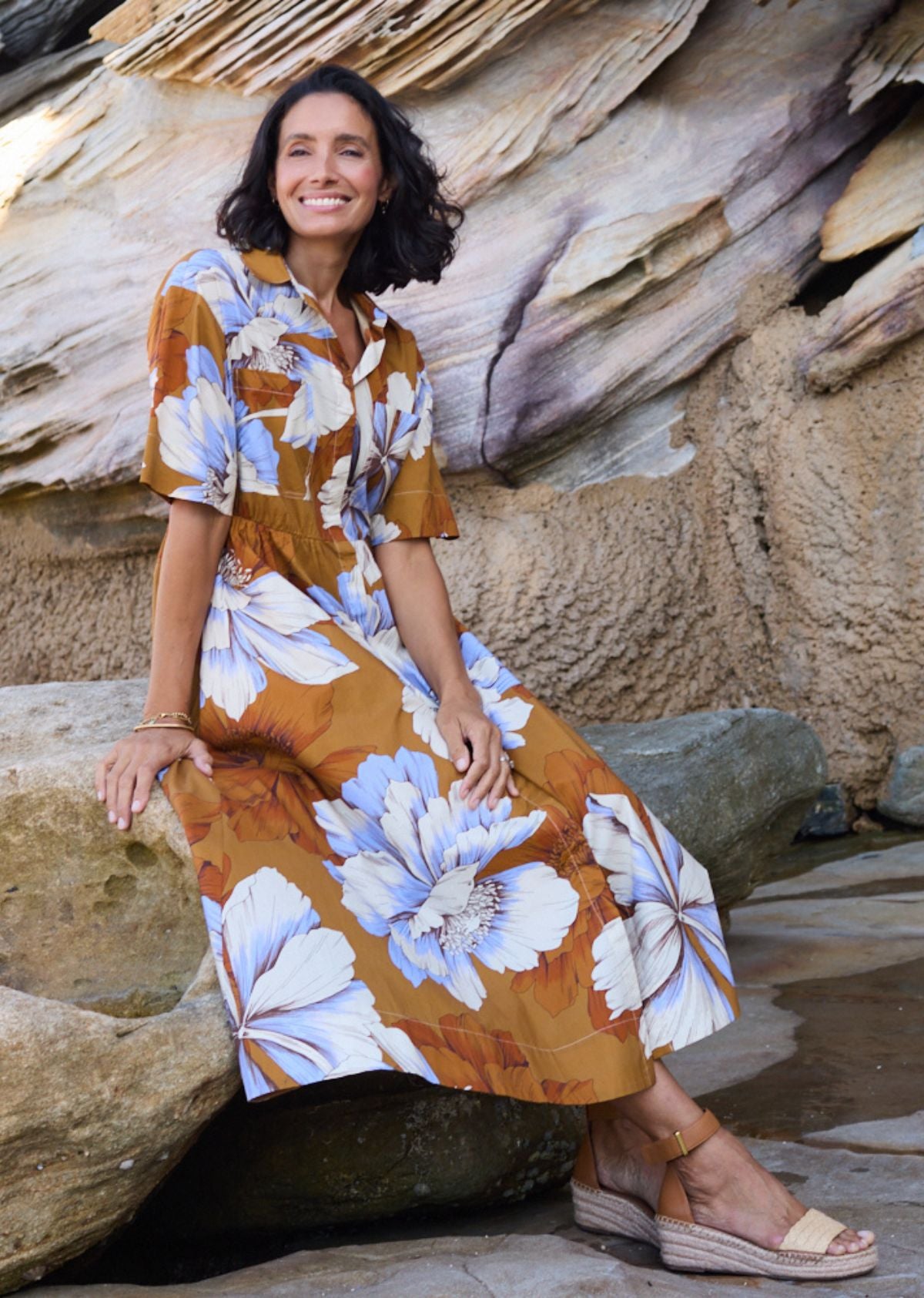 ADELE SHIRTDRESS - MARIPOSA PRINT