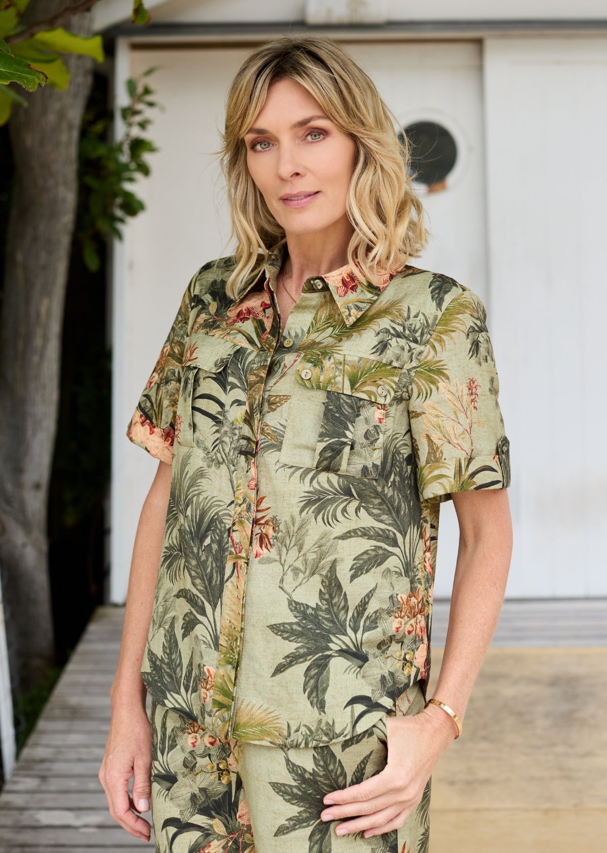 SABINE SHIRT - ISOLA PRINT