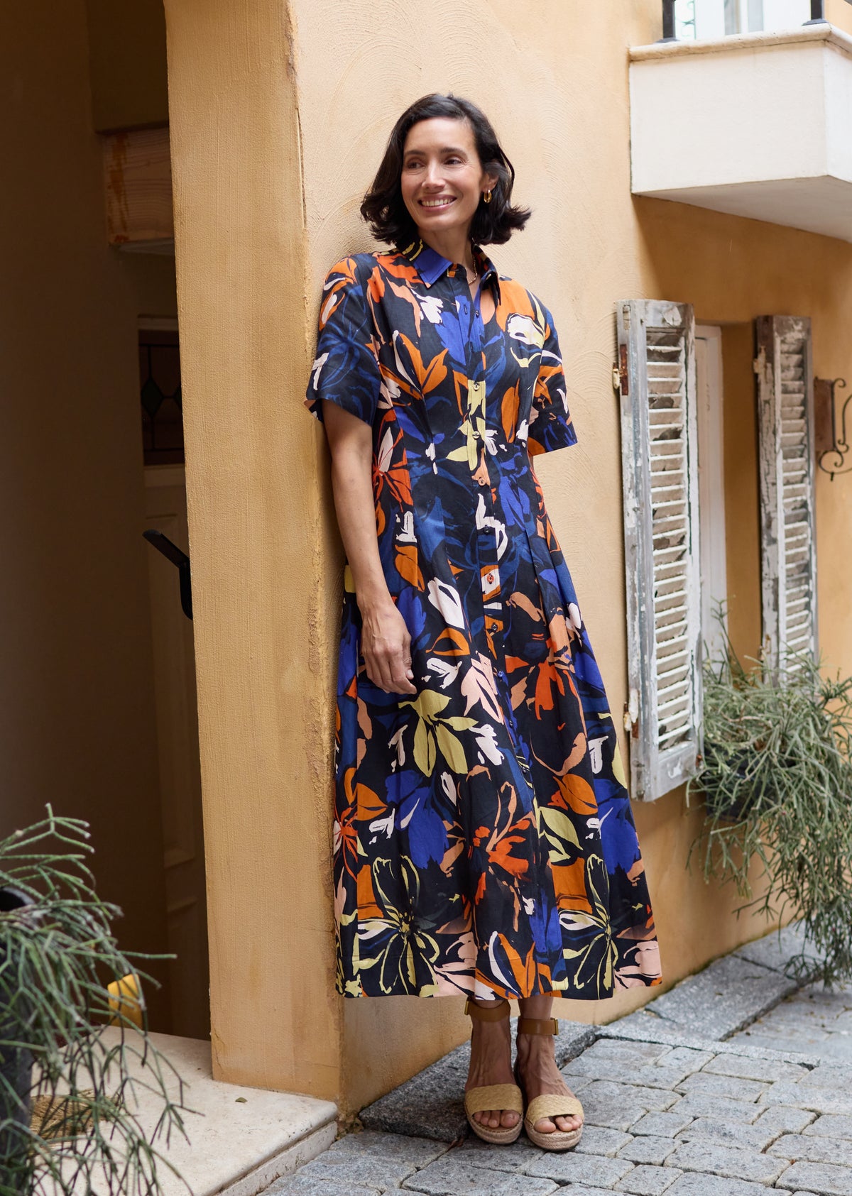 CLEO MIDI DRESS - MAISIE PRINT