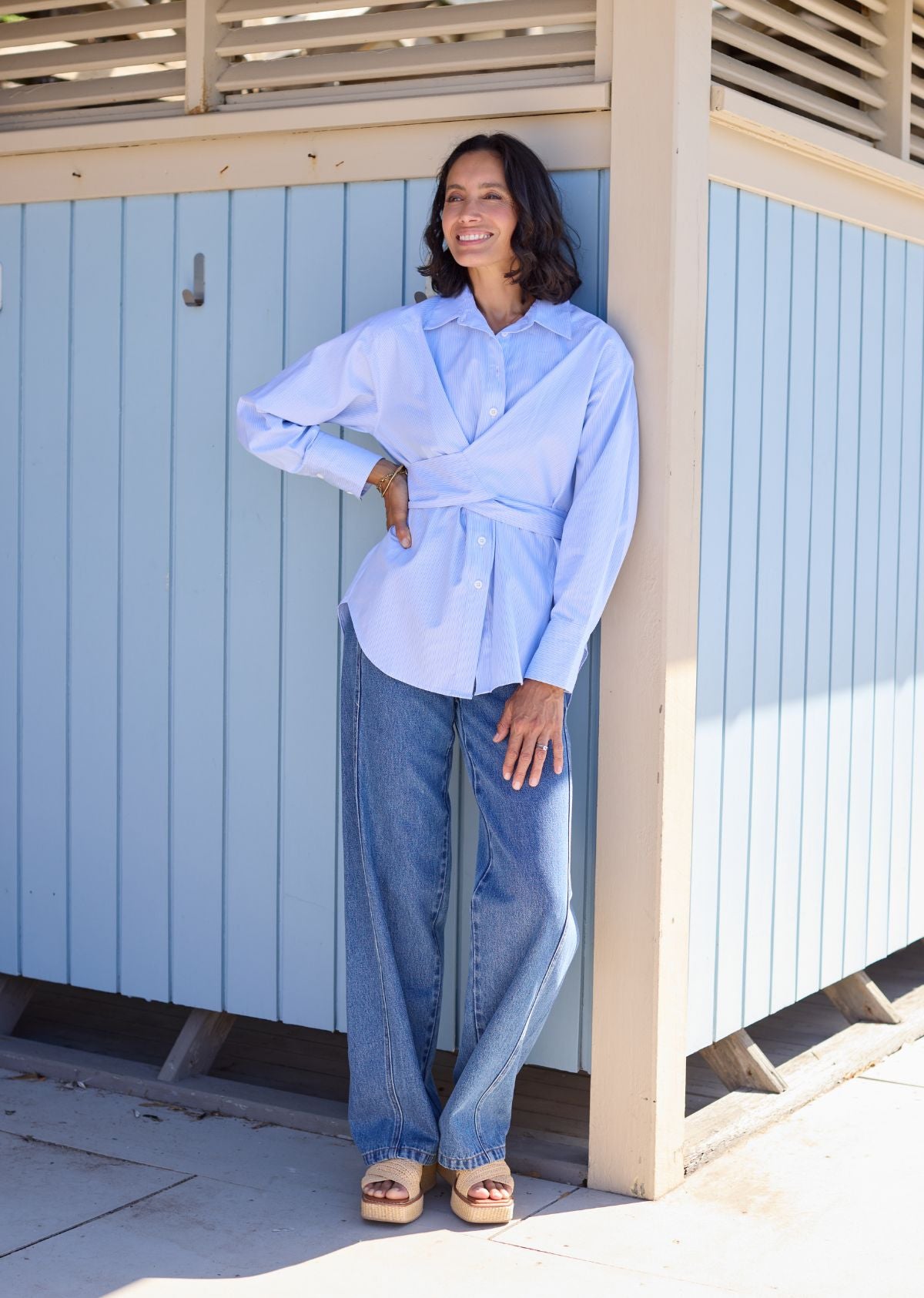 BRIGETTE SHIRT - LIGHT BLUE
