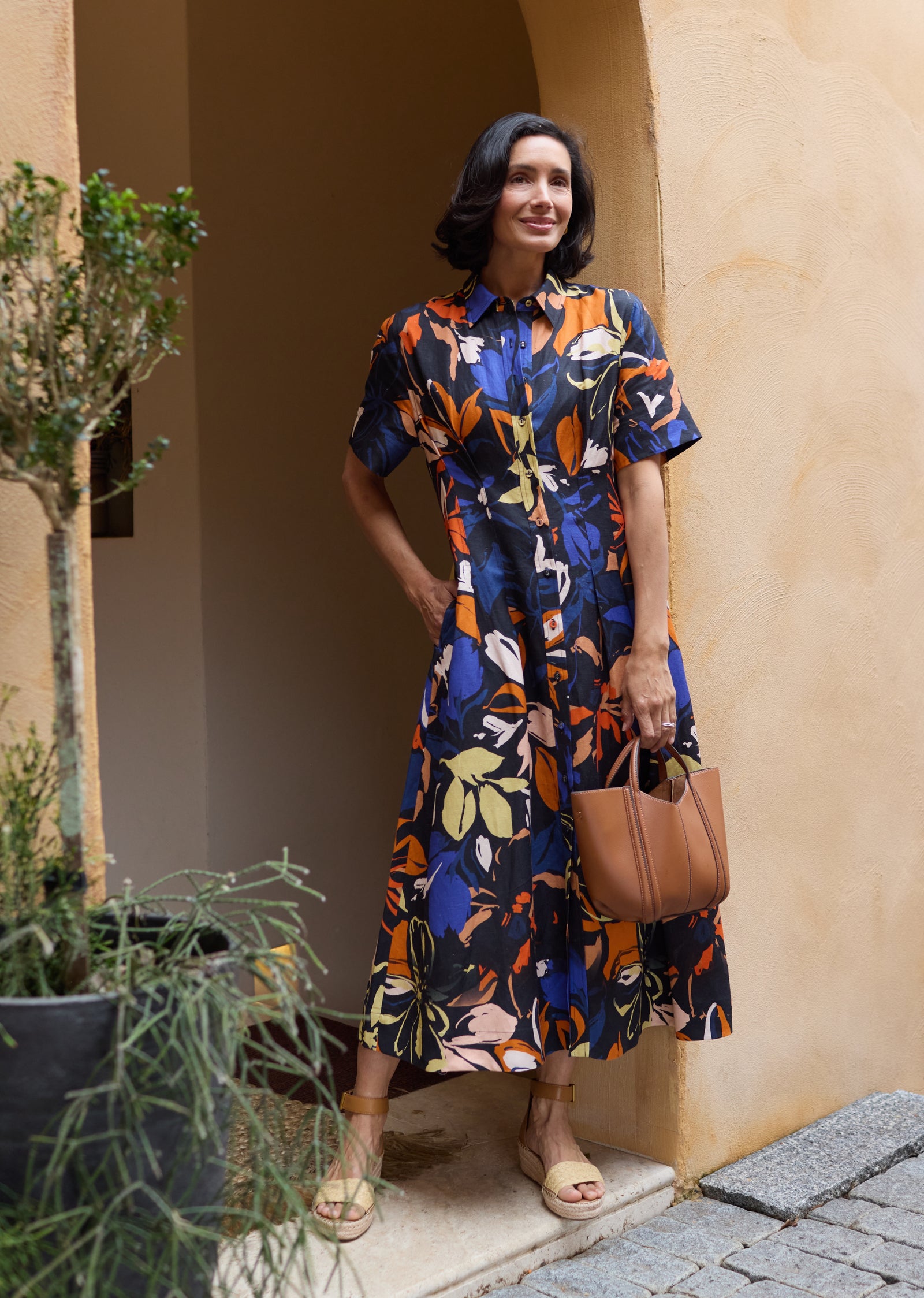 CLEO MIDI DRESS - MAISIE PRINT