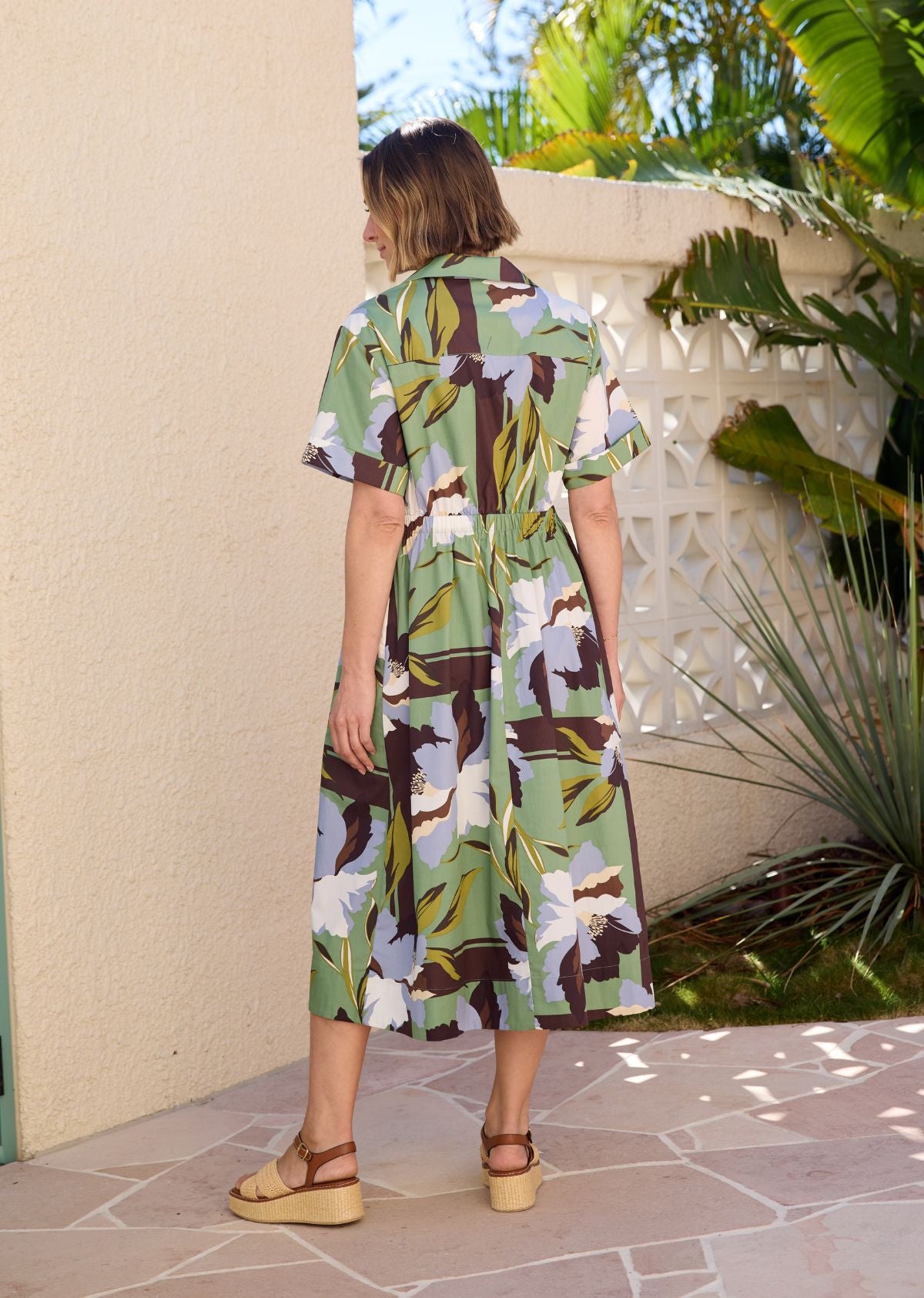 FREYA SHIRTDRESS - LA PALMA PRINT