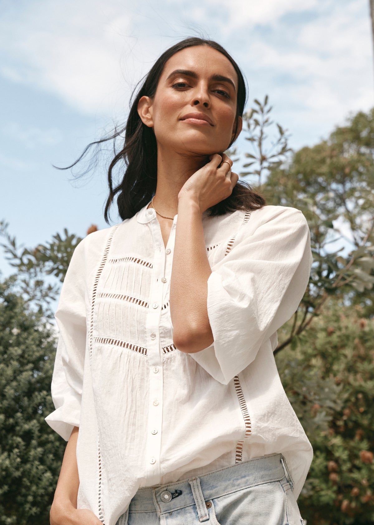 PALOMA SHIRT - WHITE - Preorder available End June