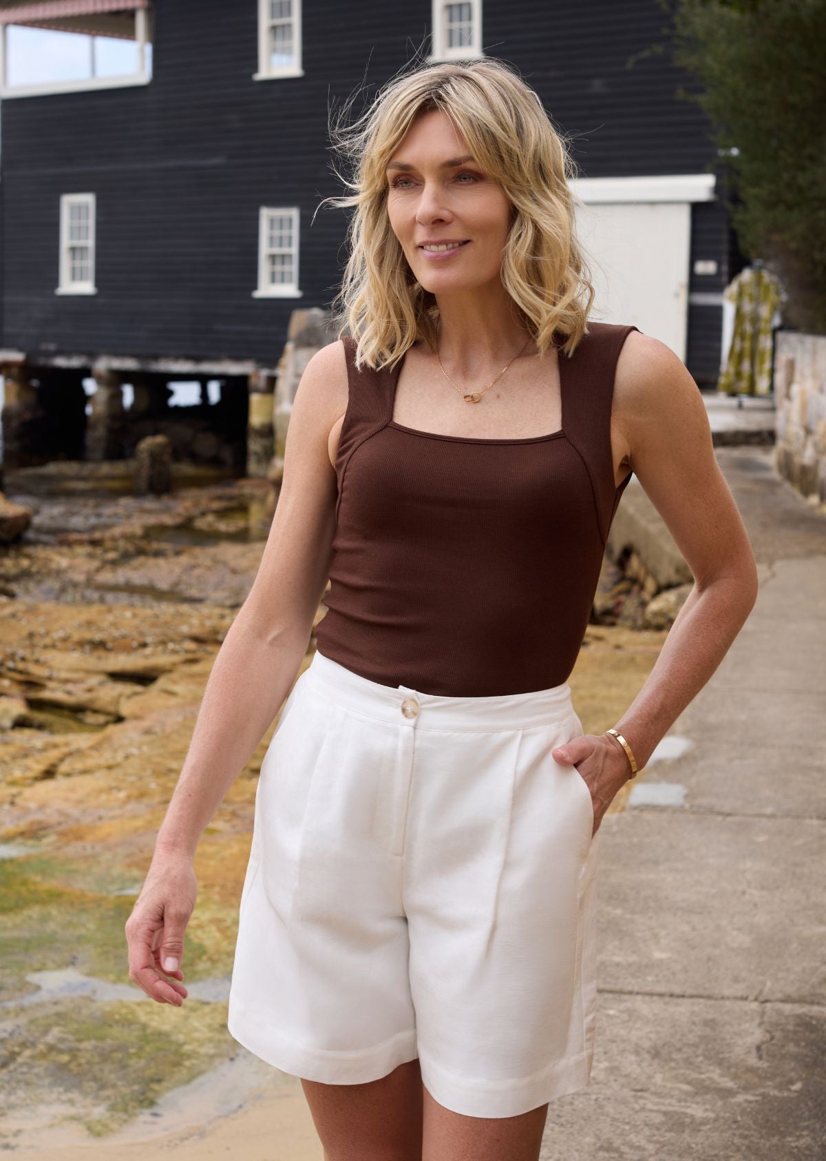 HOLLY SHORT - IVORY