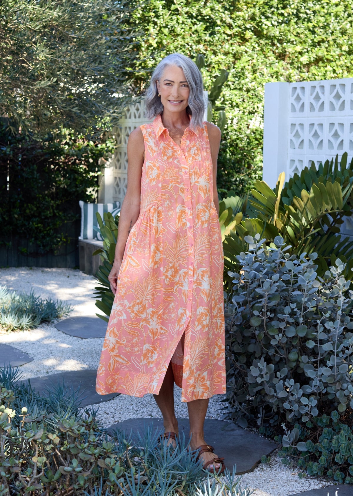 CORINNE SHIRTDRESS - AURELIA PRINT