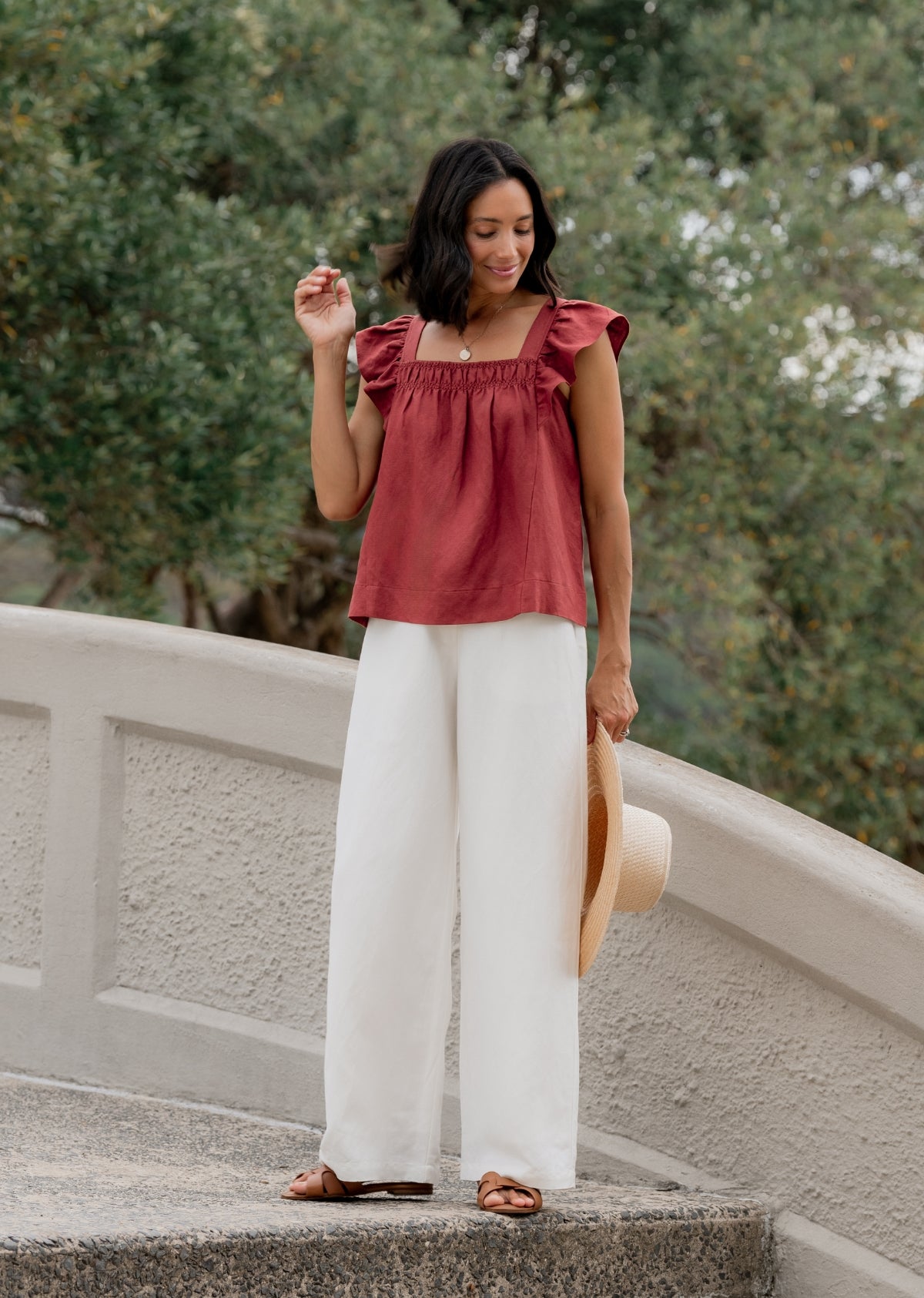 WILLOW TOP - TERRACOTTA