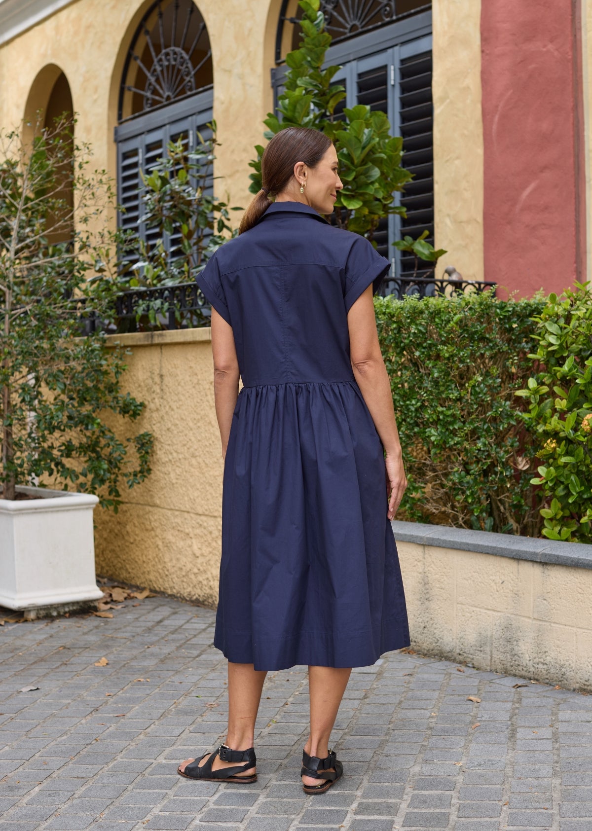 HARPER SHIRTDRESS - FRENCH NAVY