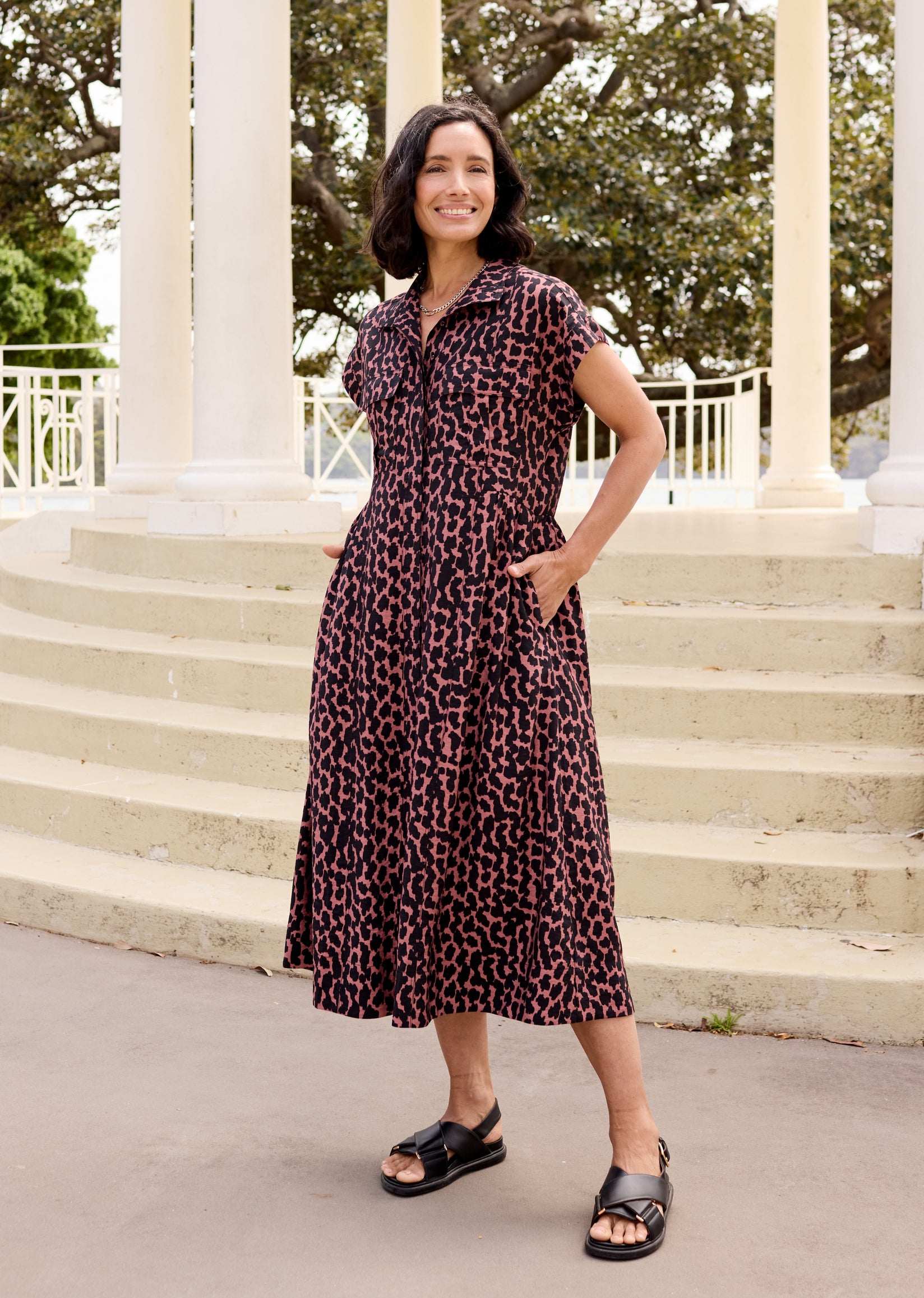 AMELIE DRESS - SORAYA PRINT - PETITE