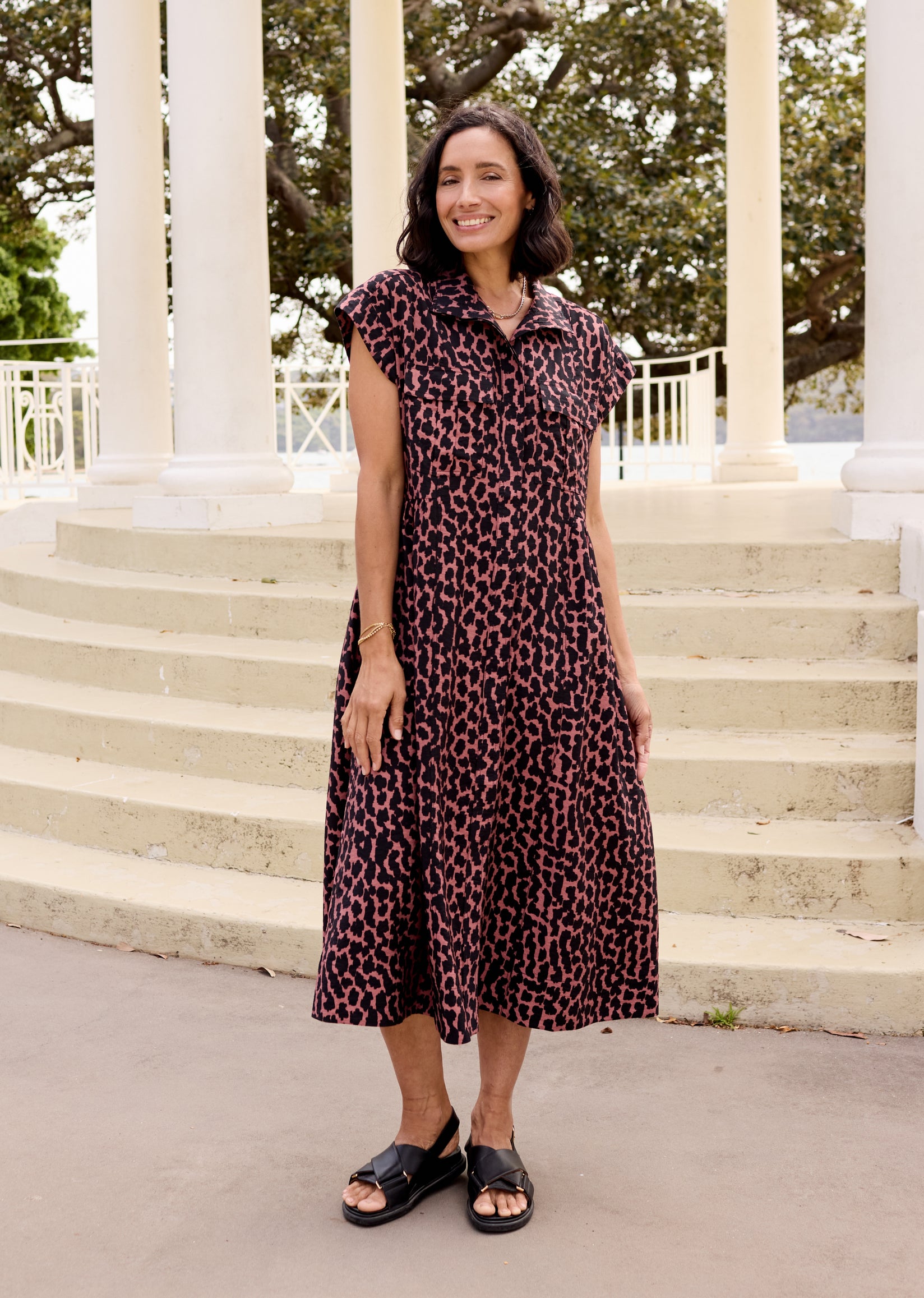 AMELIE DRESS - SORAYA PRINT - PETITE