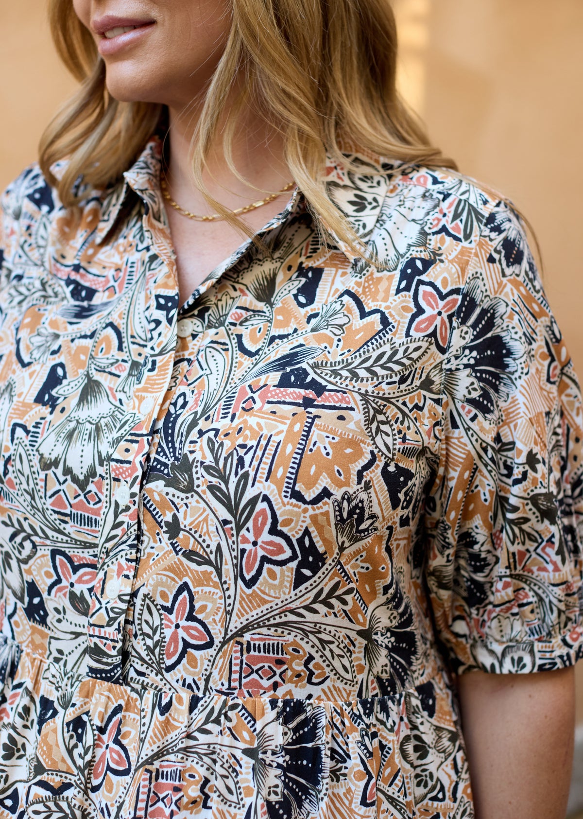 MARNIE PRINT DRESS - ZAHARA PRINT