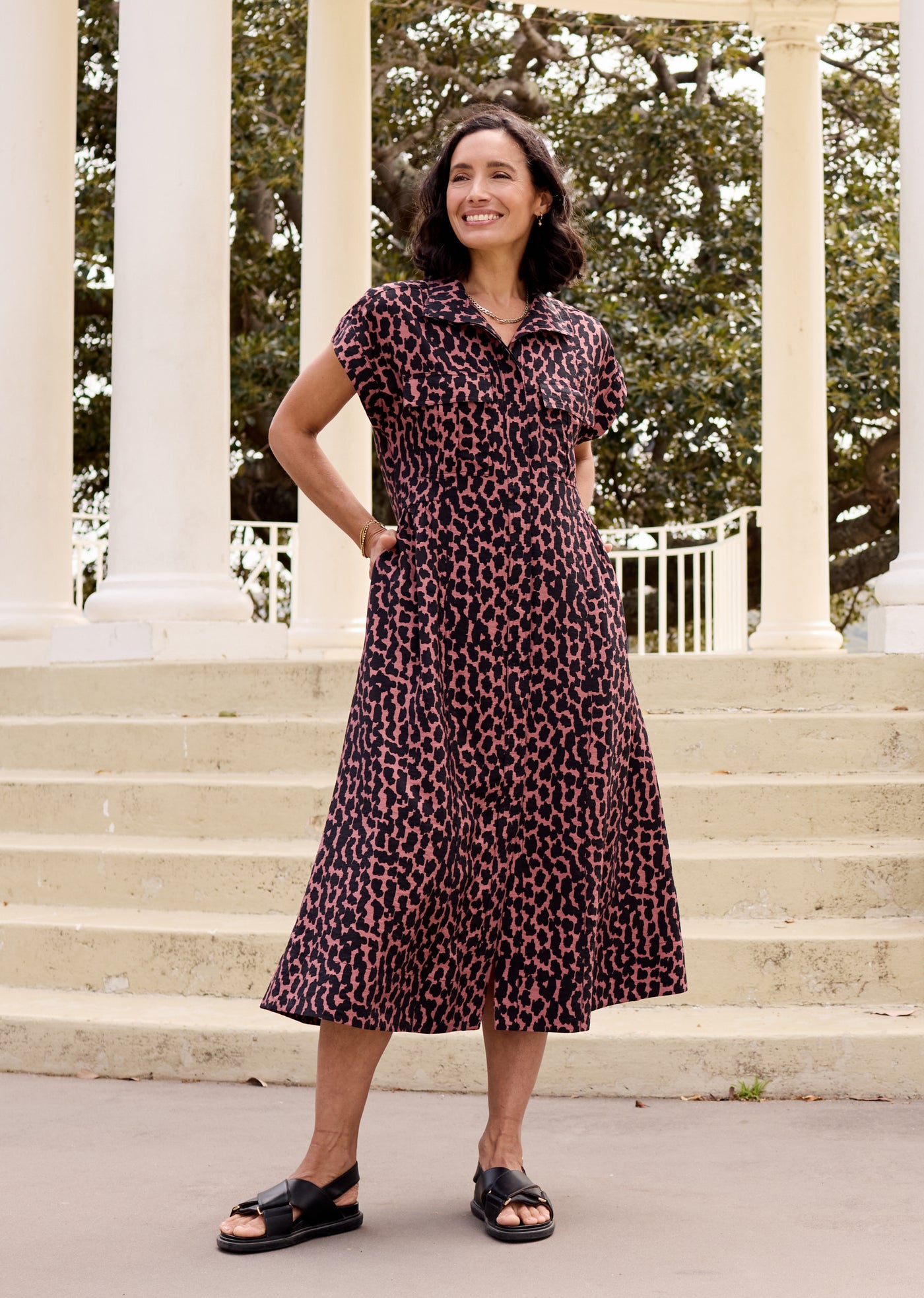 AMELIE DRESS - SORAYA PRINT - PETITE