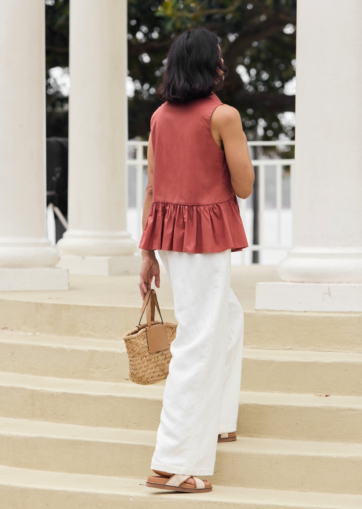 CORINNE TOP - CINNAMON