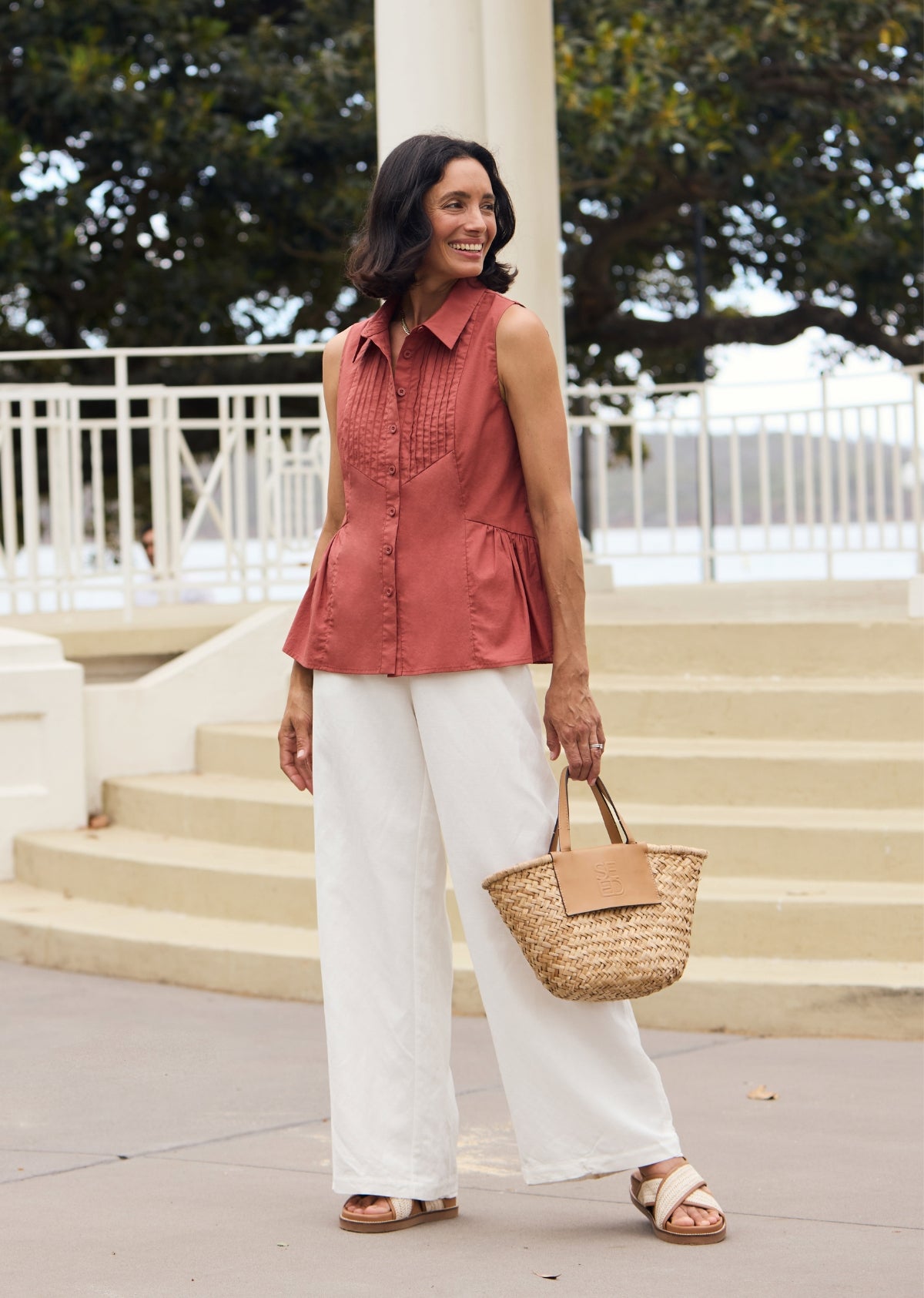 CORINNE TOP - CINNAMON