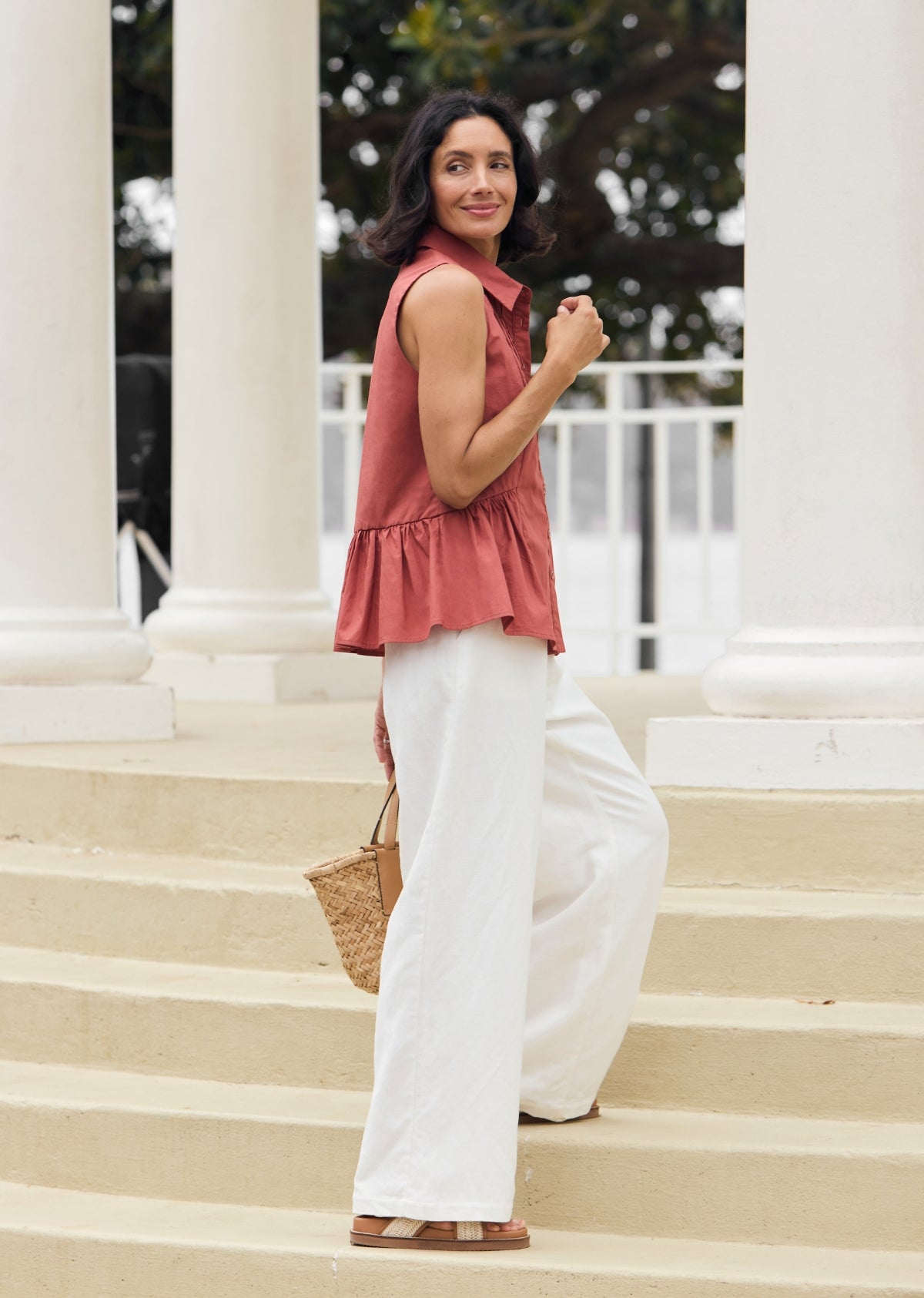 CORINNE TOP - CINNAMON