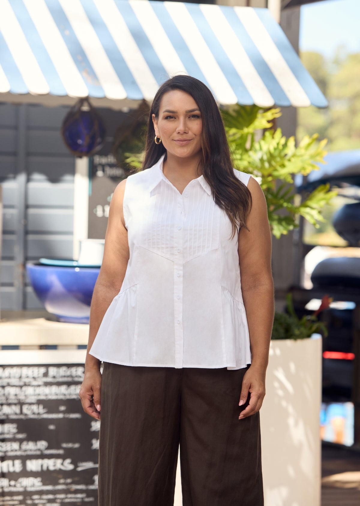 CORINNE TOP - WHITE