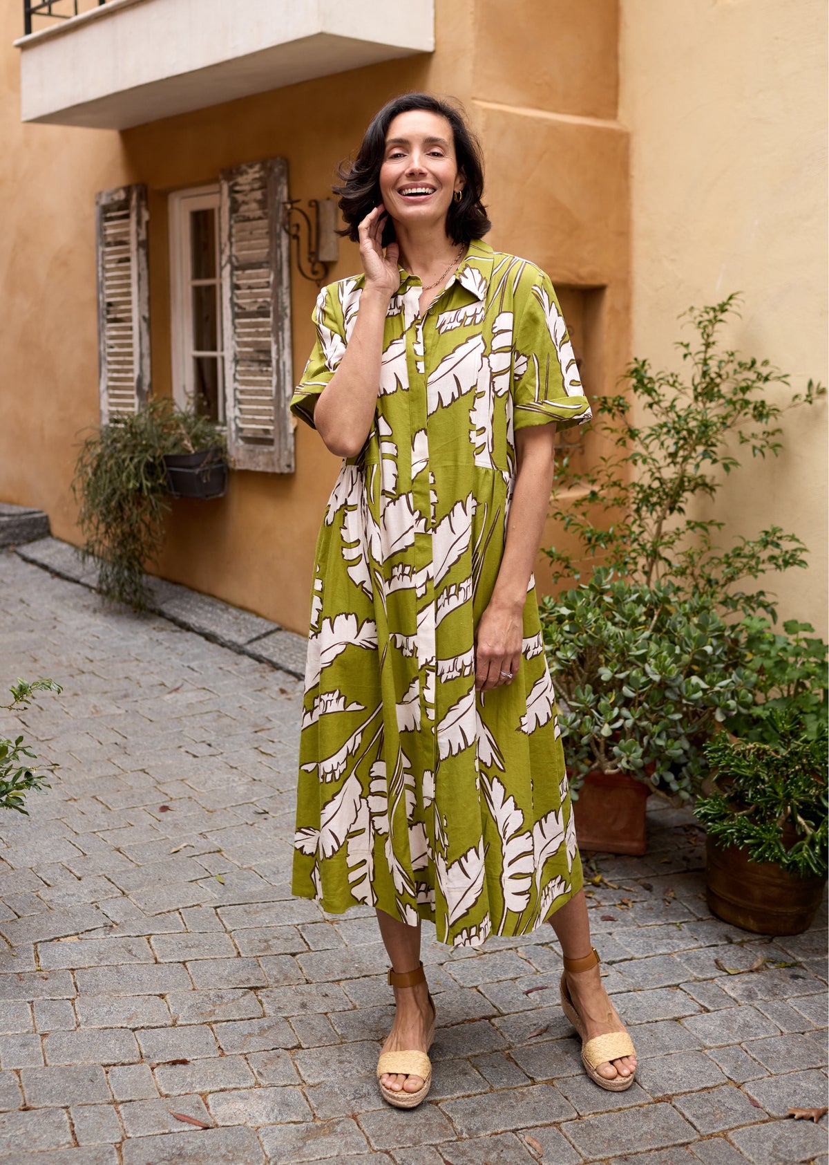 GISELLE SHIRTDRESS - ANOUK PRINT