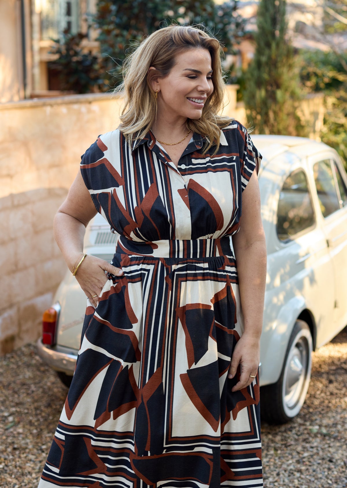 SORRENTO DRESS - INES PRINT