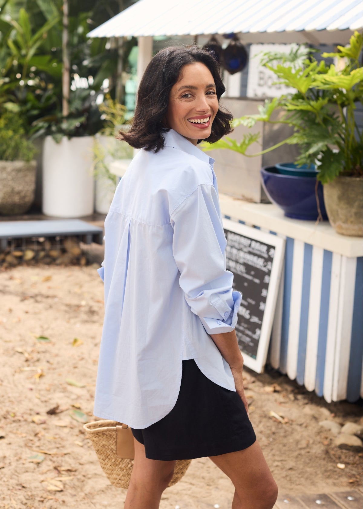 GIGI SHIRT - SKY BLUE