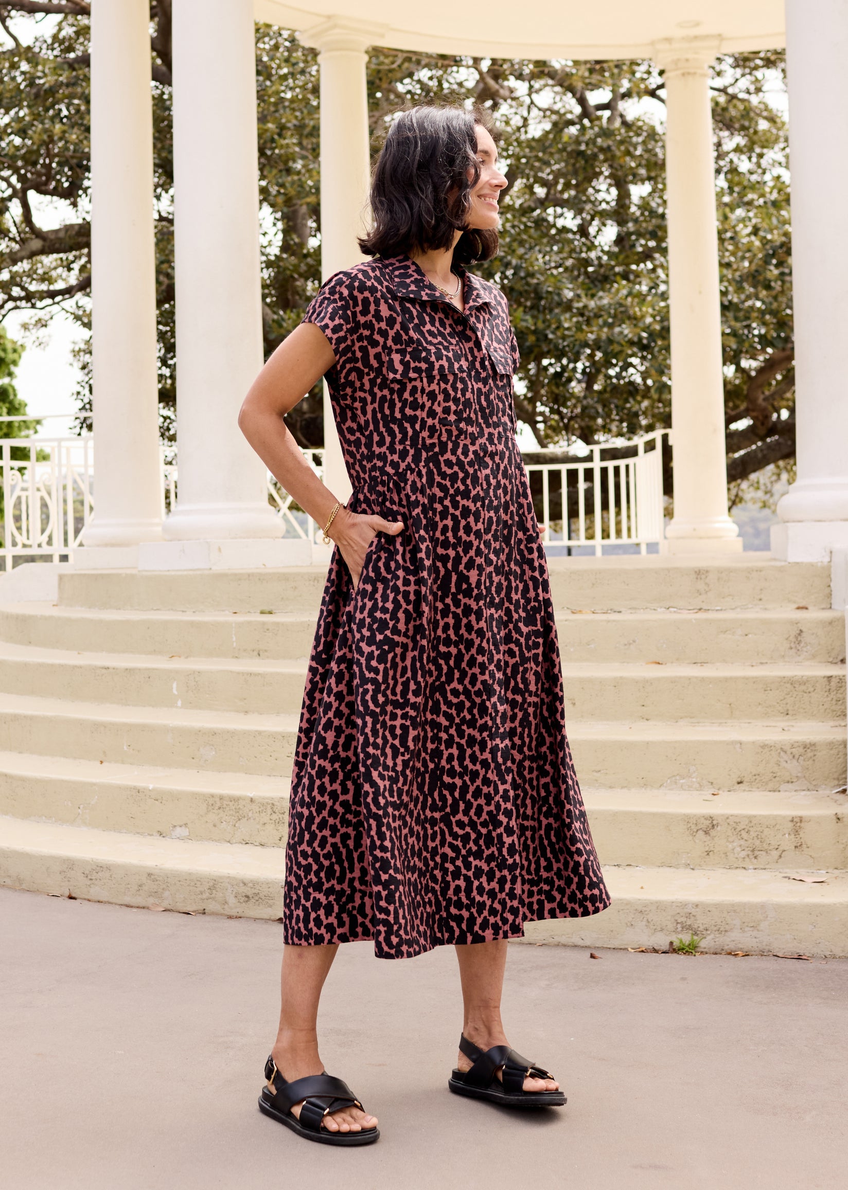 AMELIE DRESS - SORAYA PRINT - PETITE