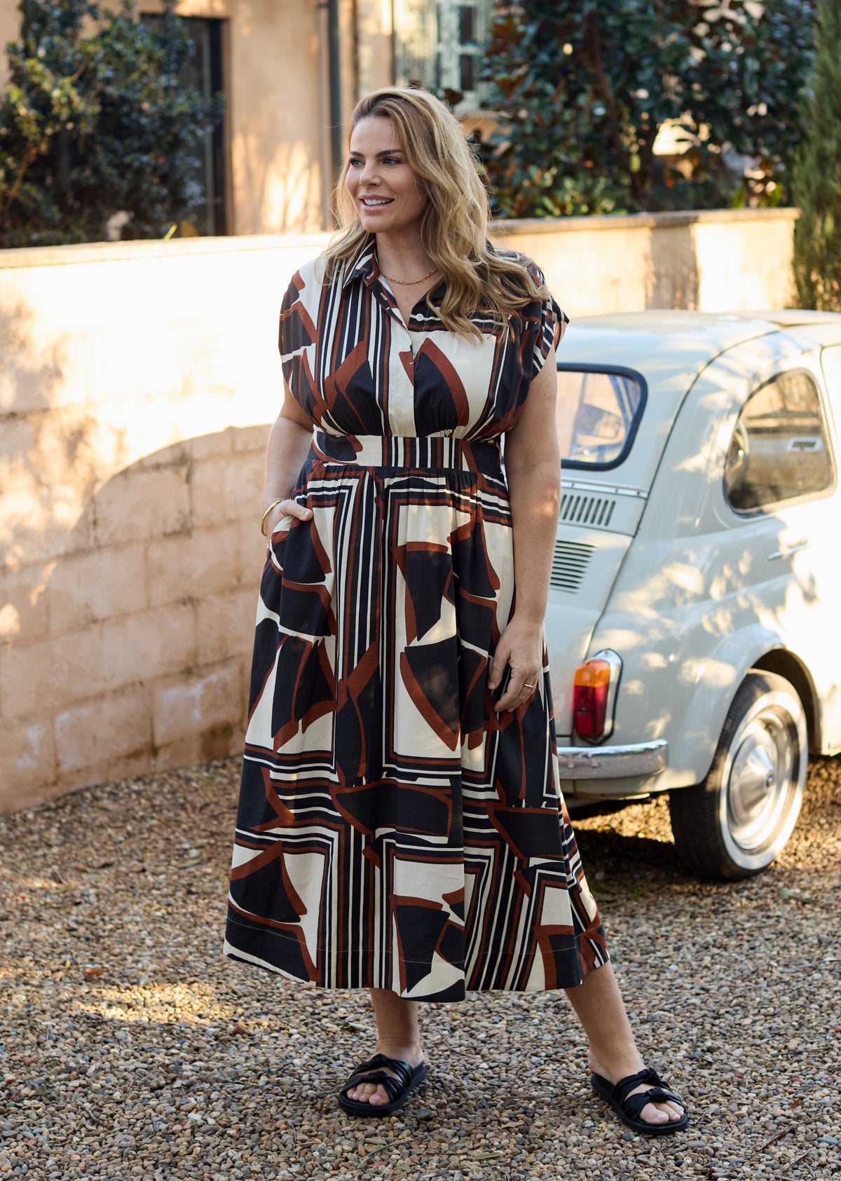 SORRENTO DRESS - INES PRINT