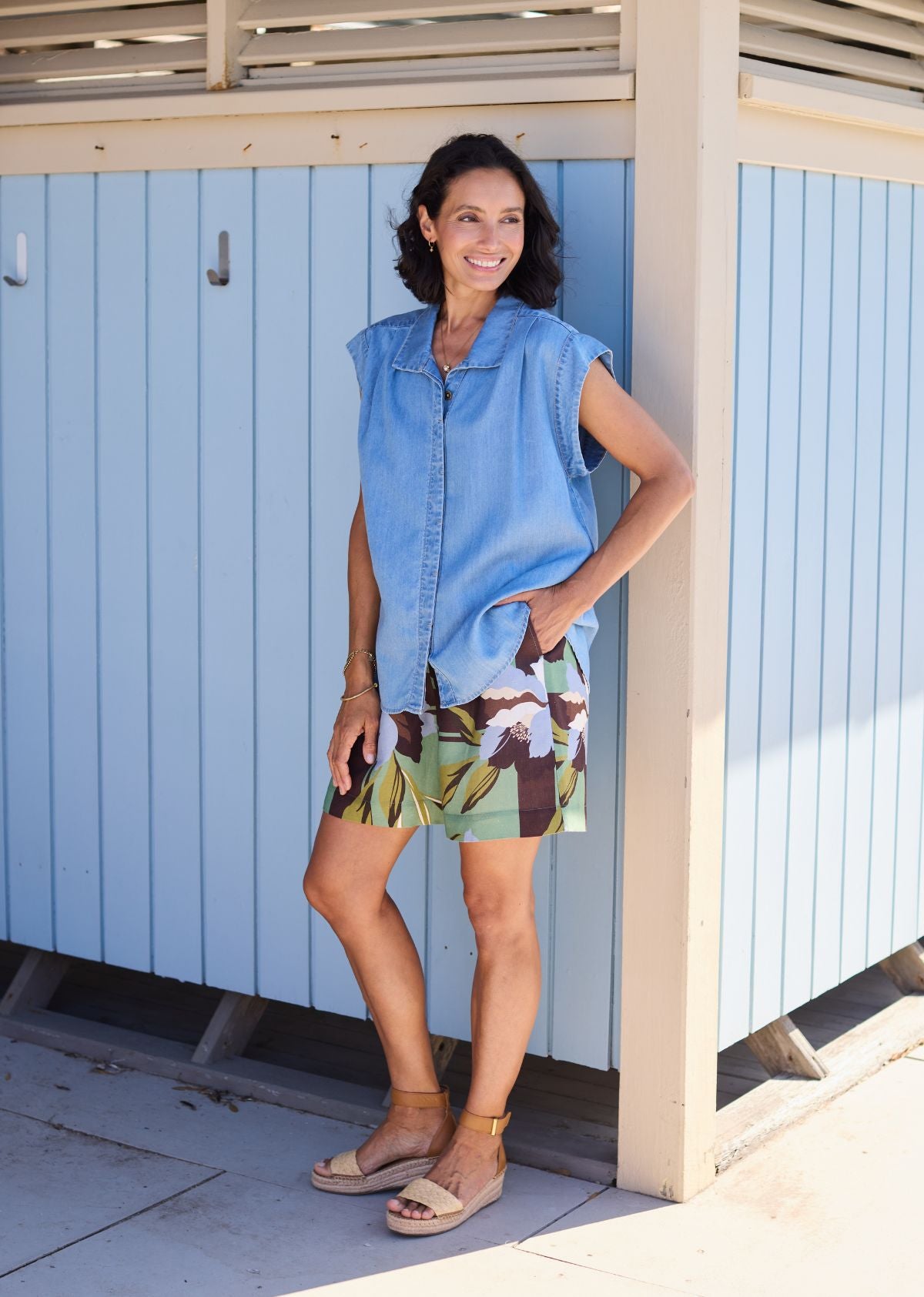 HOLLY SHORT - LA PALMA PRINT