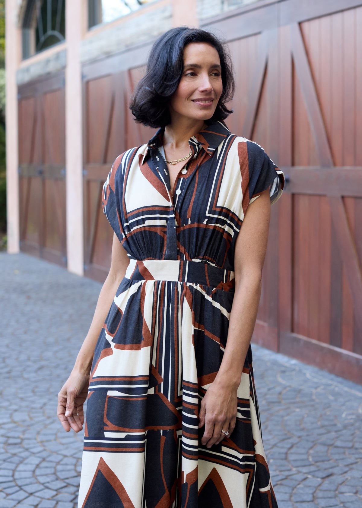 SORRENTO DRESS - INES PRINT