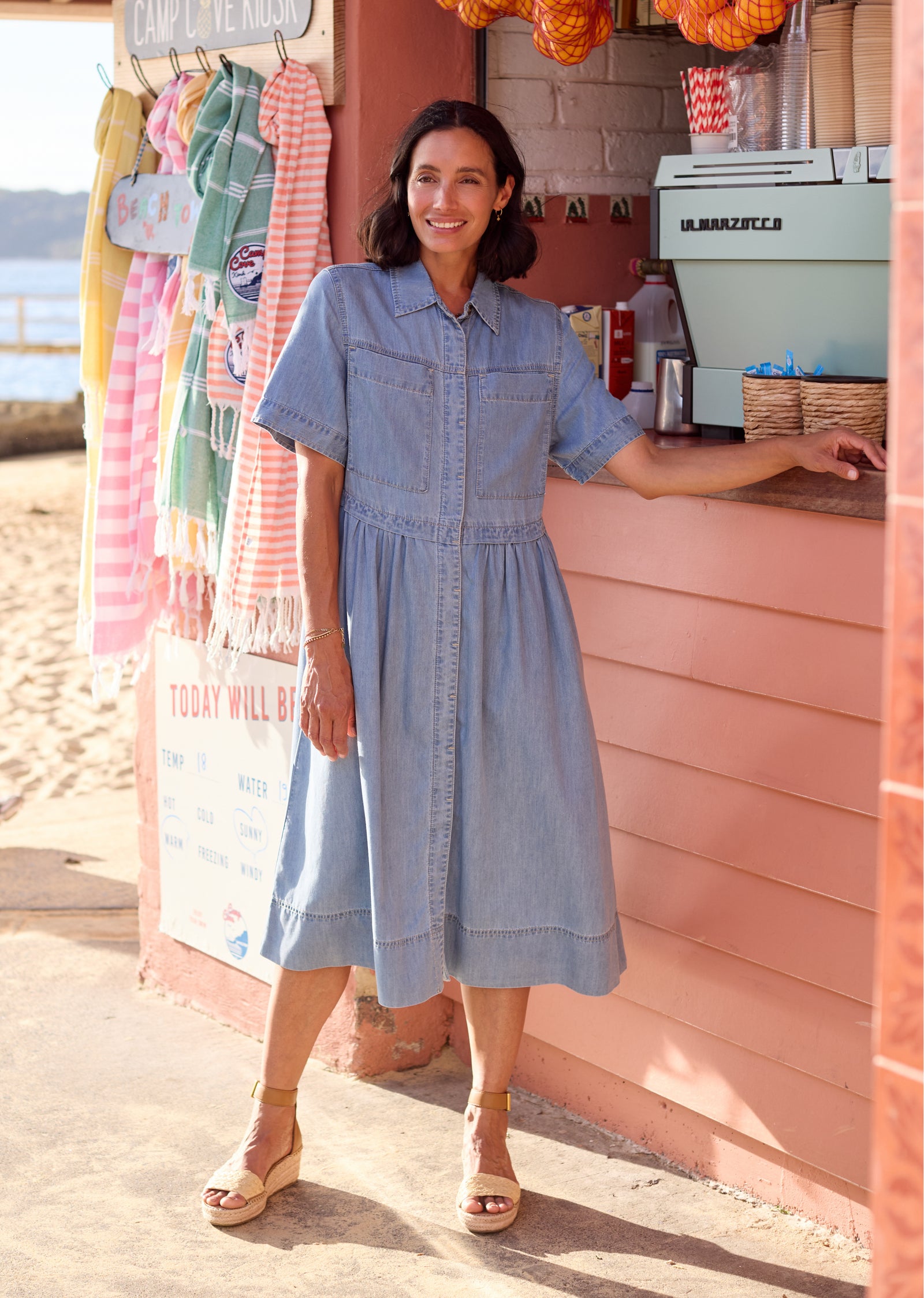 JAGGER CHAMBRAY DRESS
