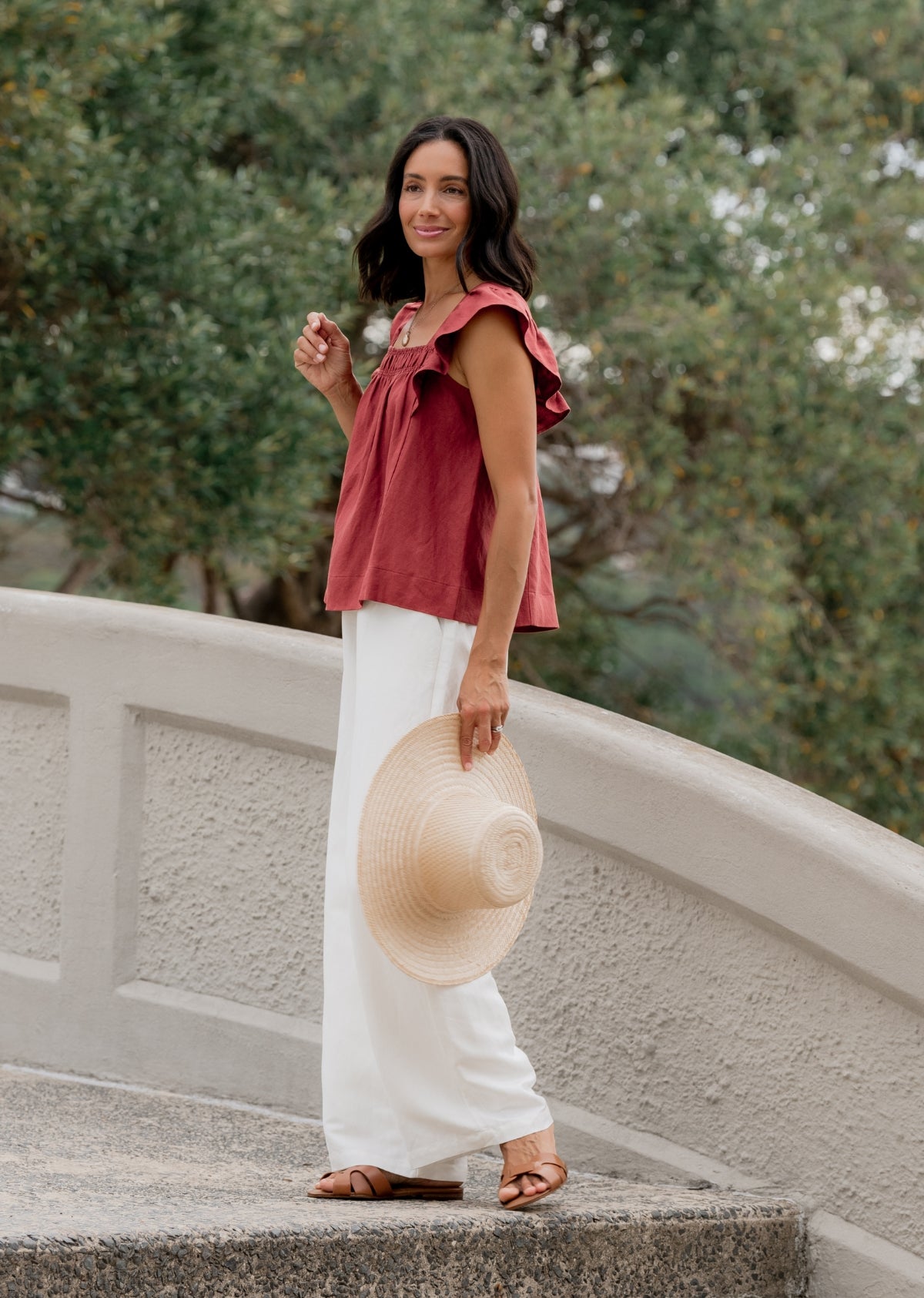 WILLOW TOP - TERRACOTTA