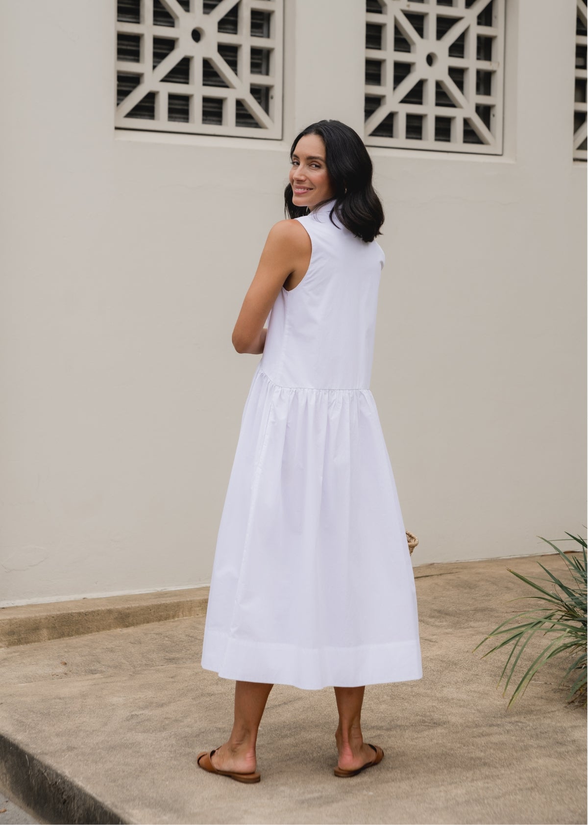 CORINNE SHIRTDRESS - WHITE Preorder - Available End June