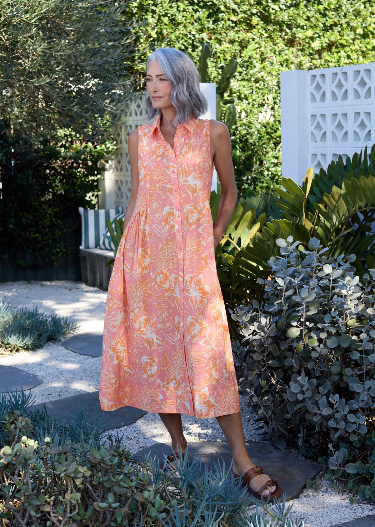 CORINNE SHIRTDRESS - AURELIA PRINT