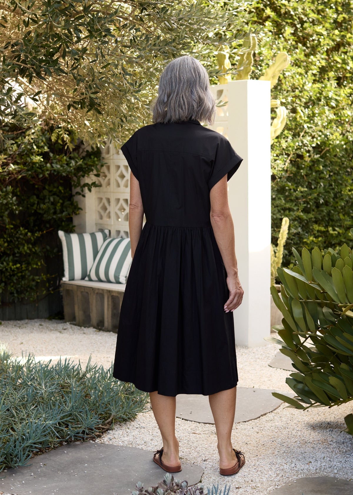 HARPER SHIRTDRESS - BLACK