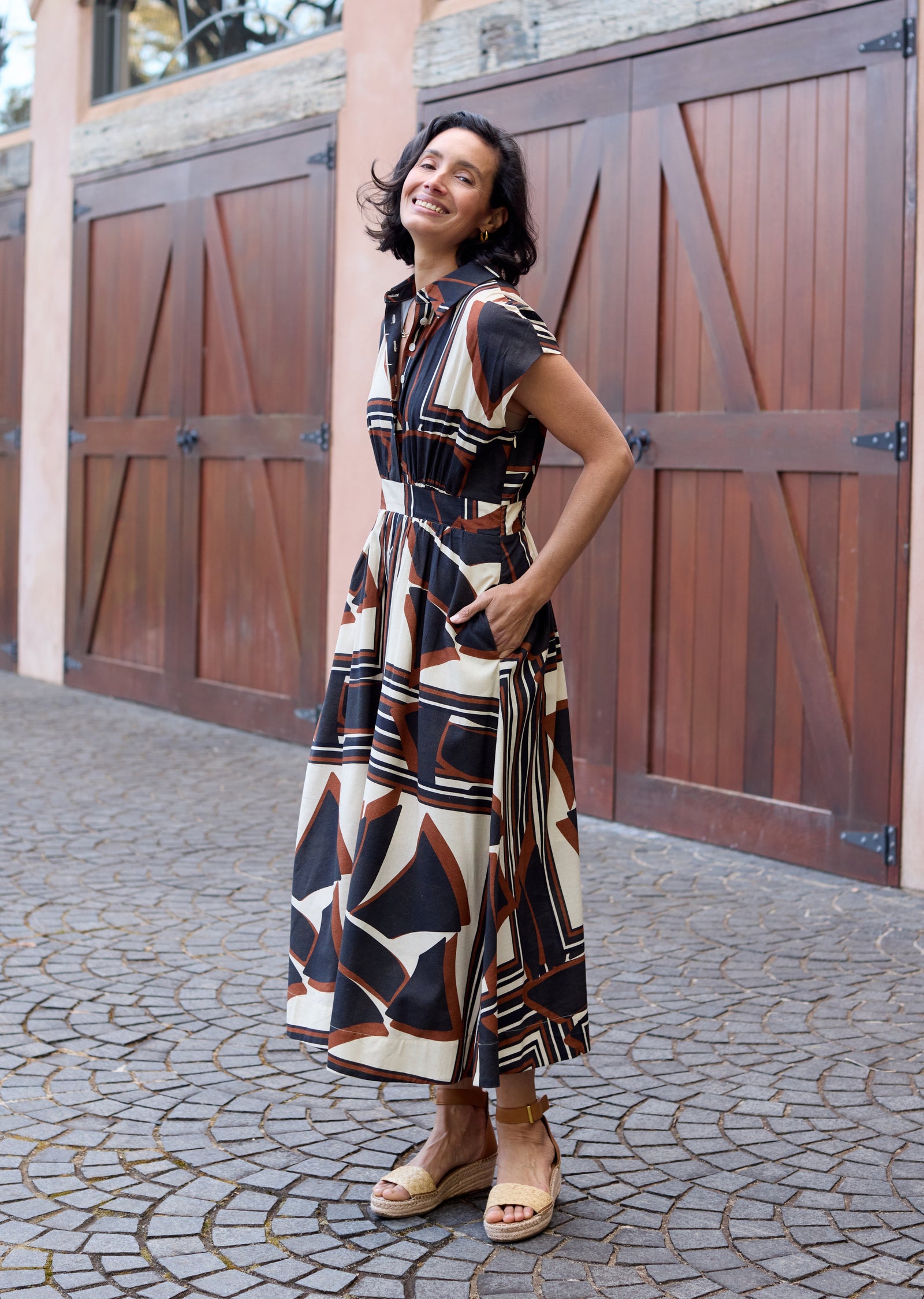 SORRENTO DRESS - INES PRINT