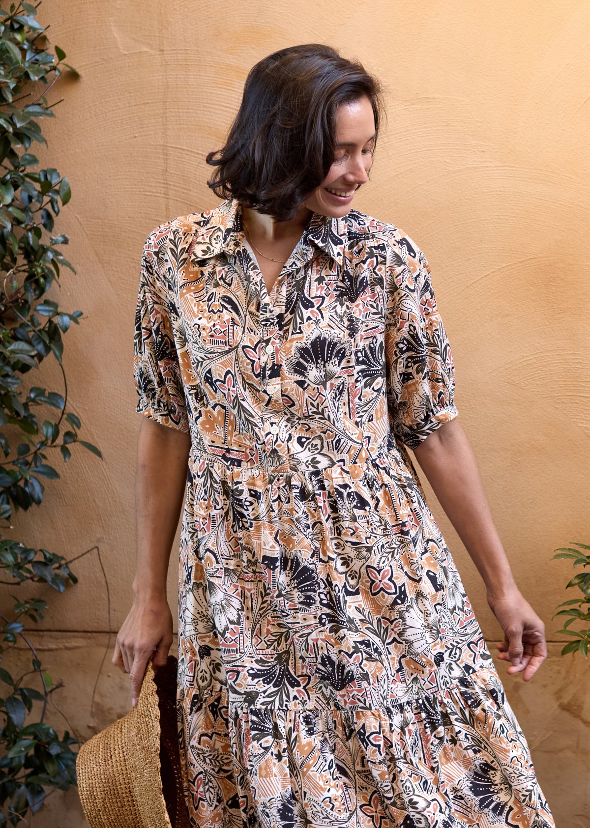 MARNIE PRINT DRESS - ZAHARA PRINT