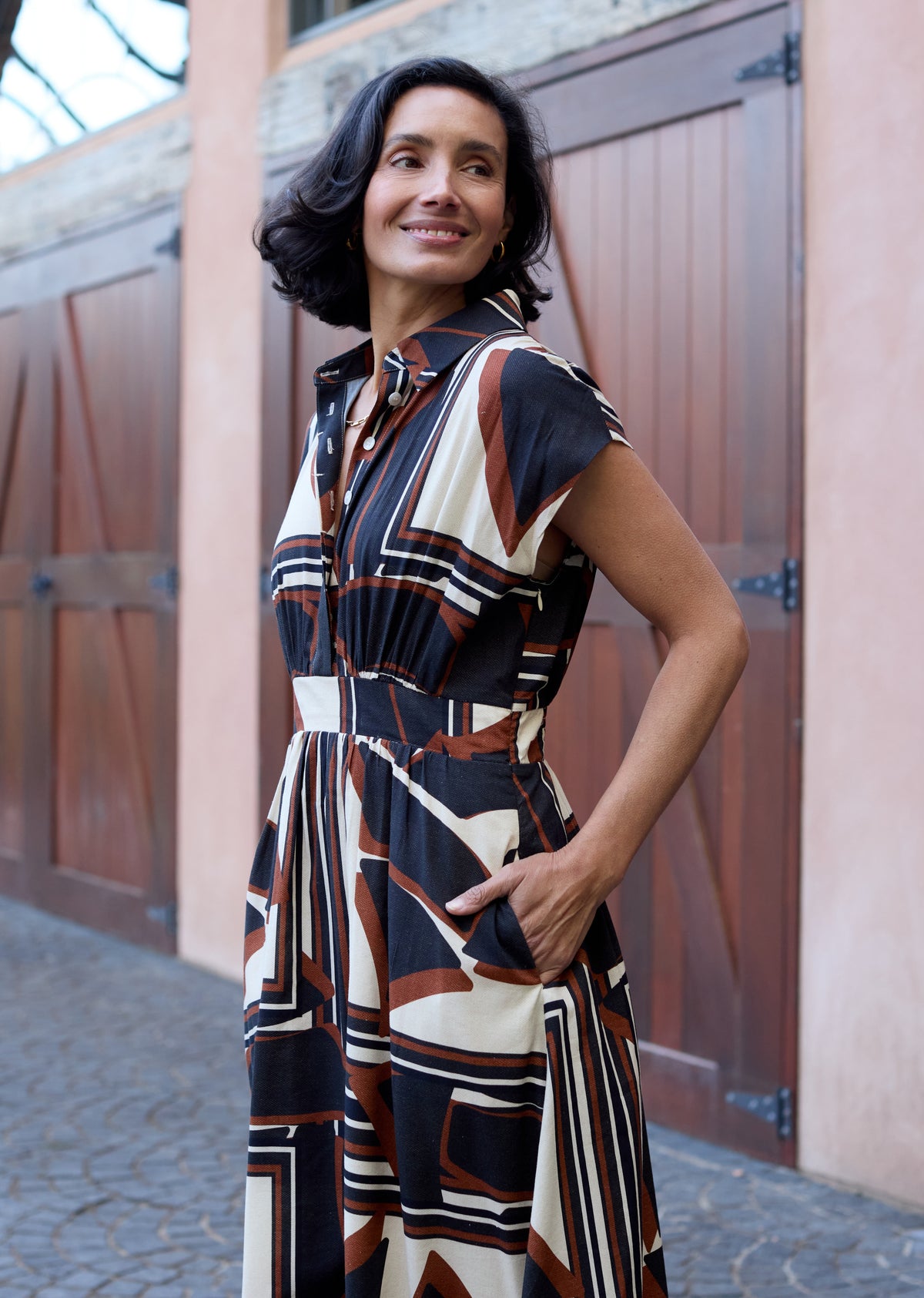 SORRENTO DRESS - INES PRINT